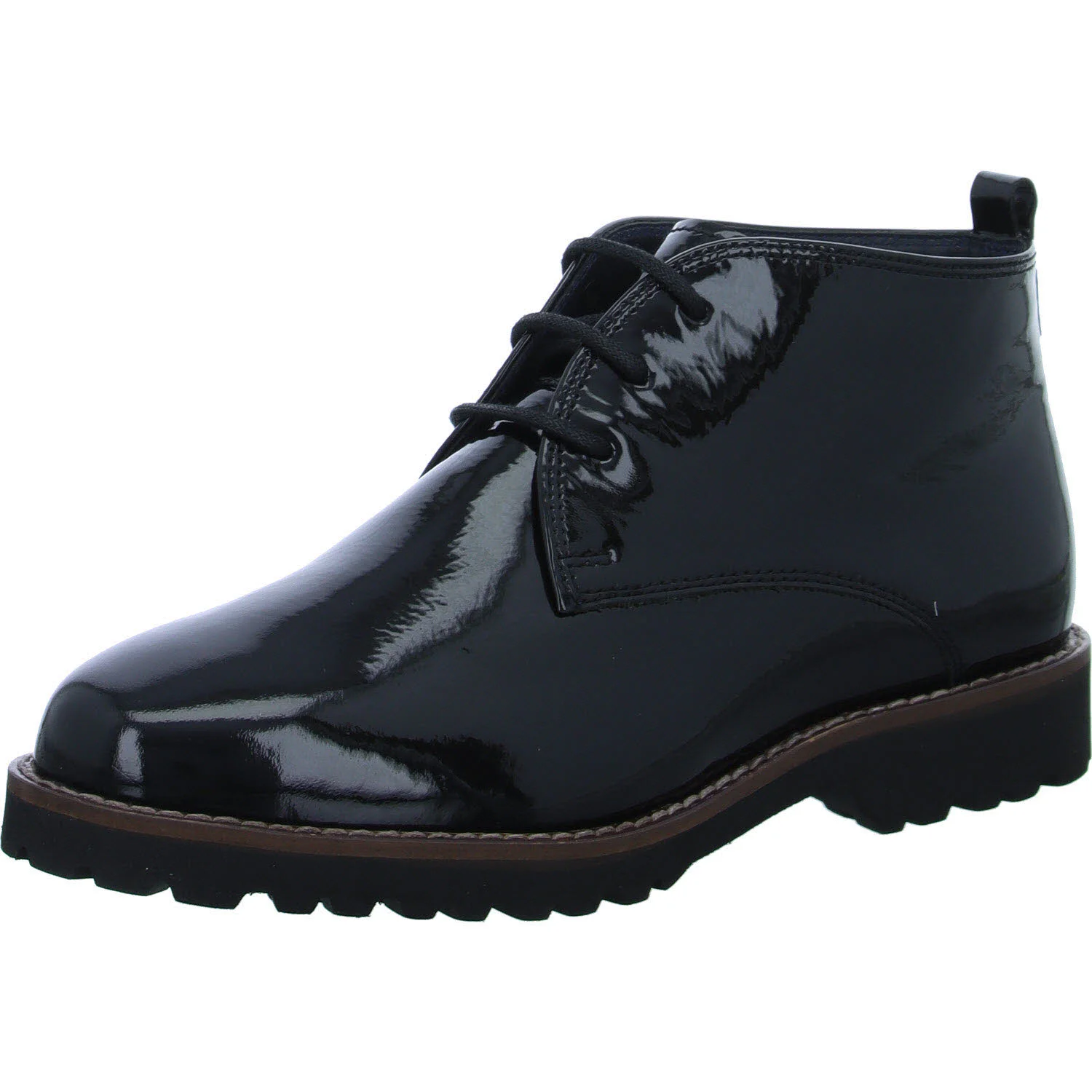 Element 2 von 8 (Bild) – Sioux Damen Schnürstiefel 62844 Meredith-702-H schwarz H (weit)
