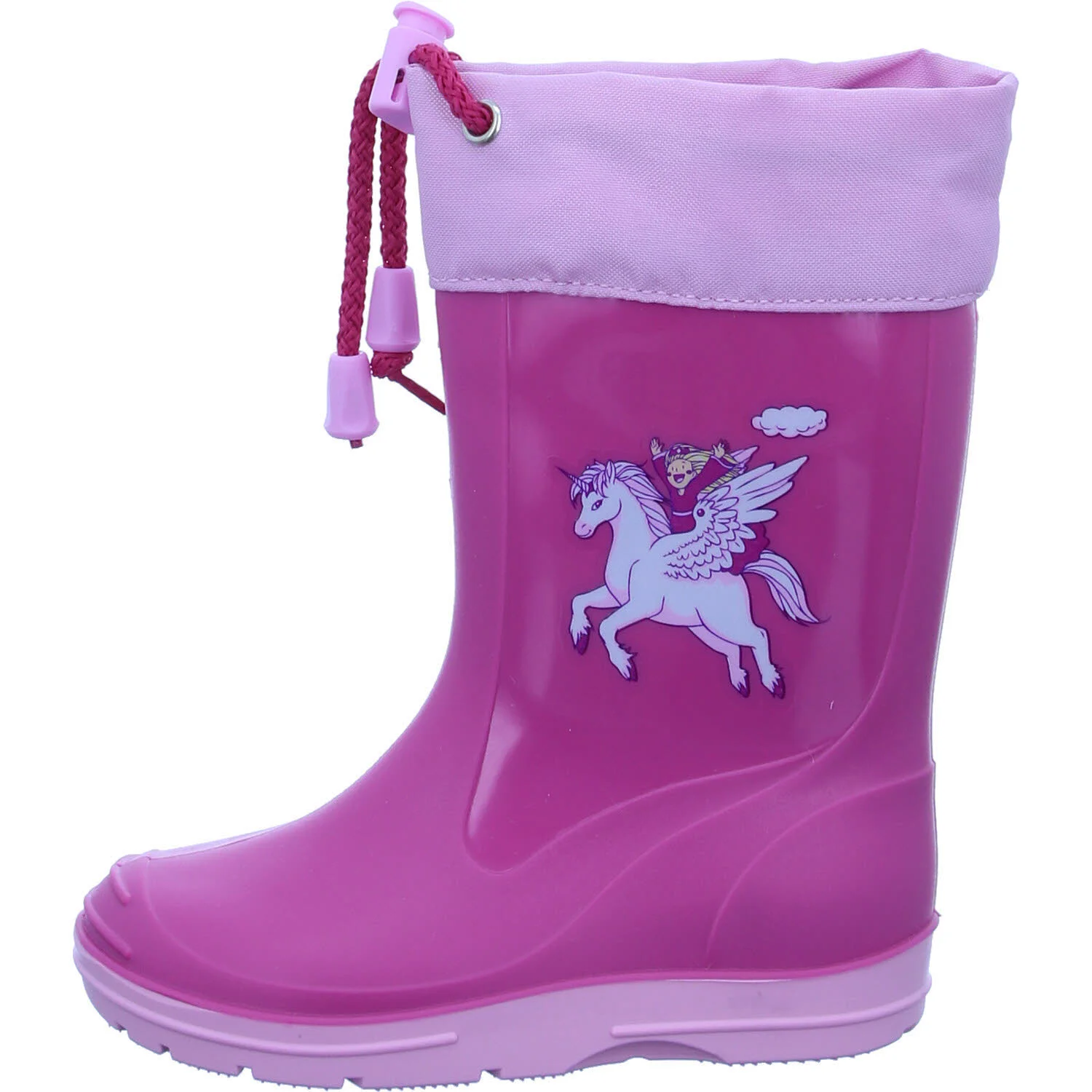 Element 6 von 7 (Bild) – Beck Gummistiefel Kinder 498/06 Einhorn pink normal