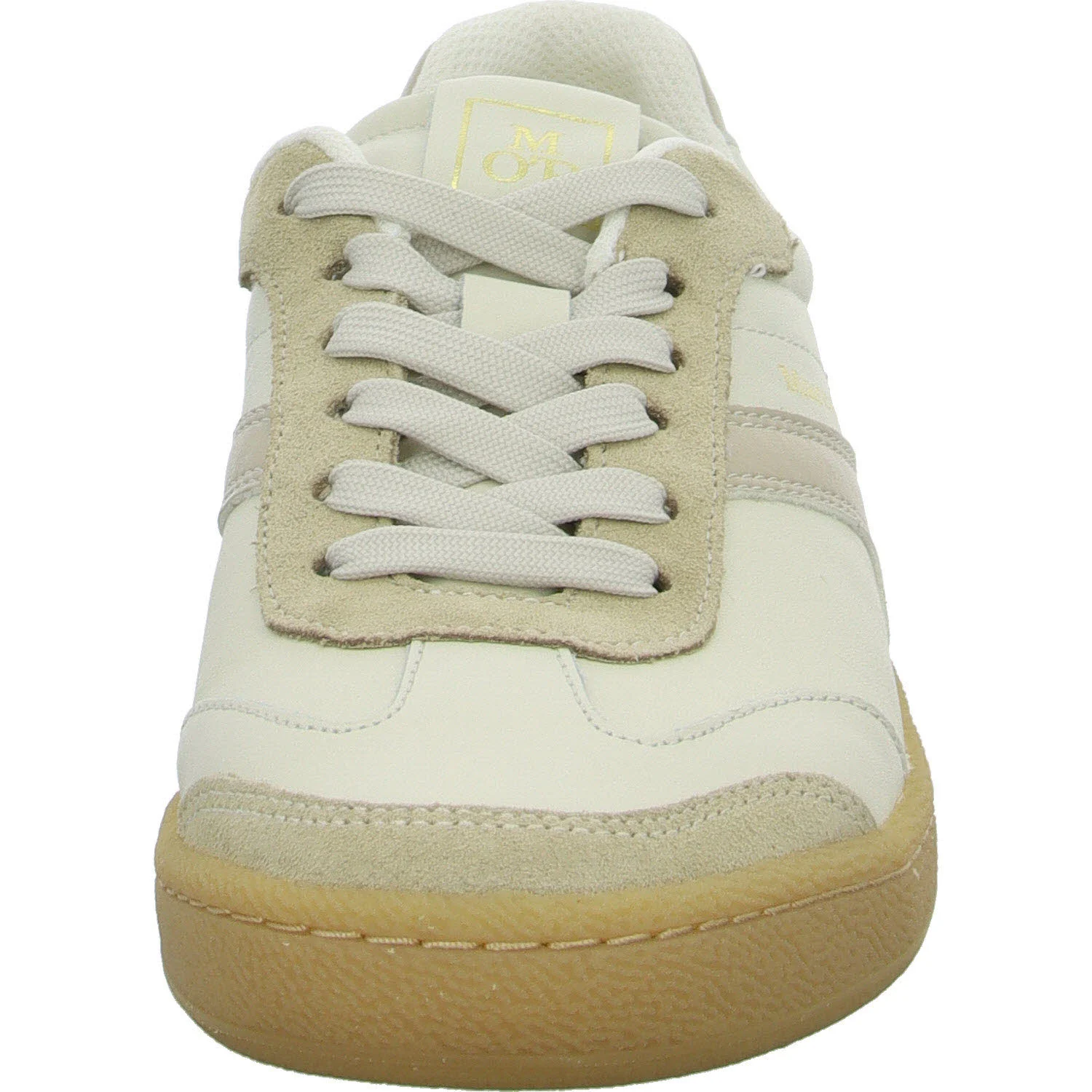 Marc O'Polo Damen Schnürschuhe 501 16263501100 126 50116263501100 white cotton/light dusty sand normal