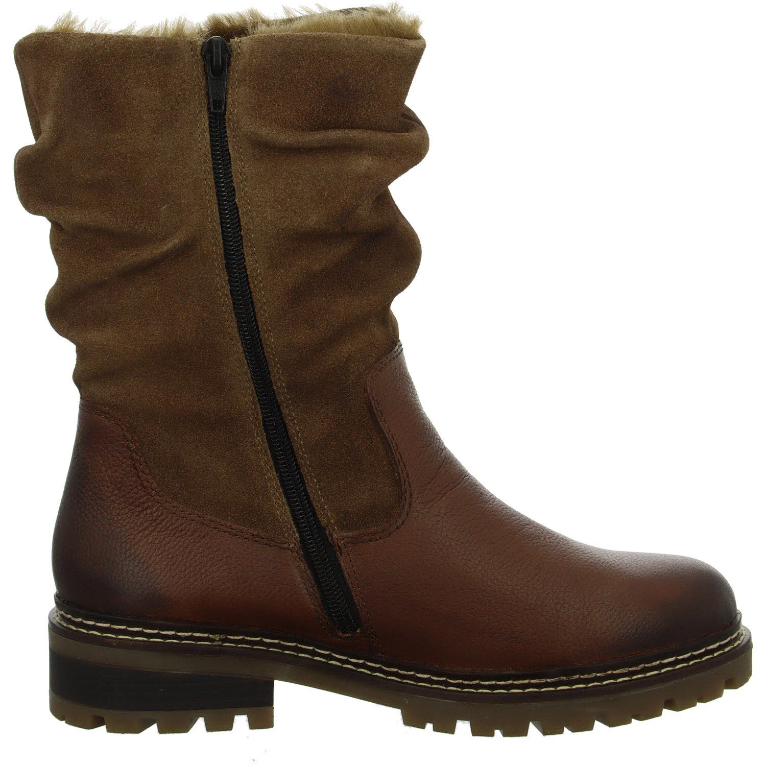 Element 7 von 8 (Bild) – Remonte Damen Stiefelette warm D0B80-24 D0B80 nussbraun/sattel G (weit)