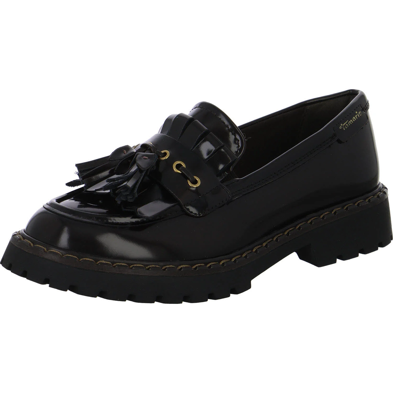 Tamaris Damen Slipper 1-24353-47/304 1-24353-47 mocca normal