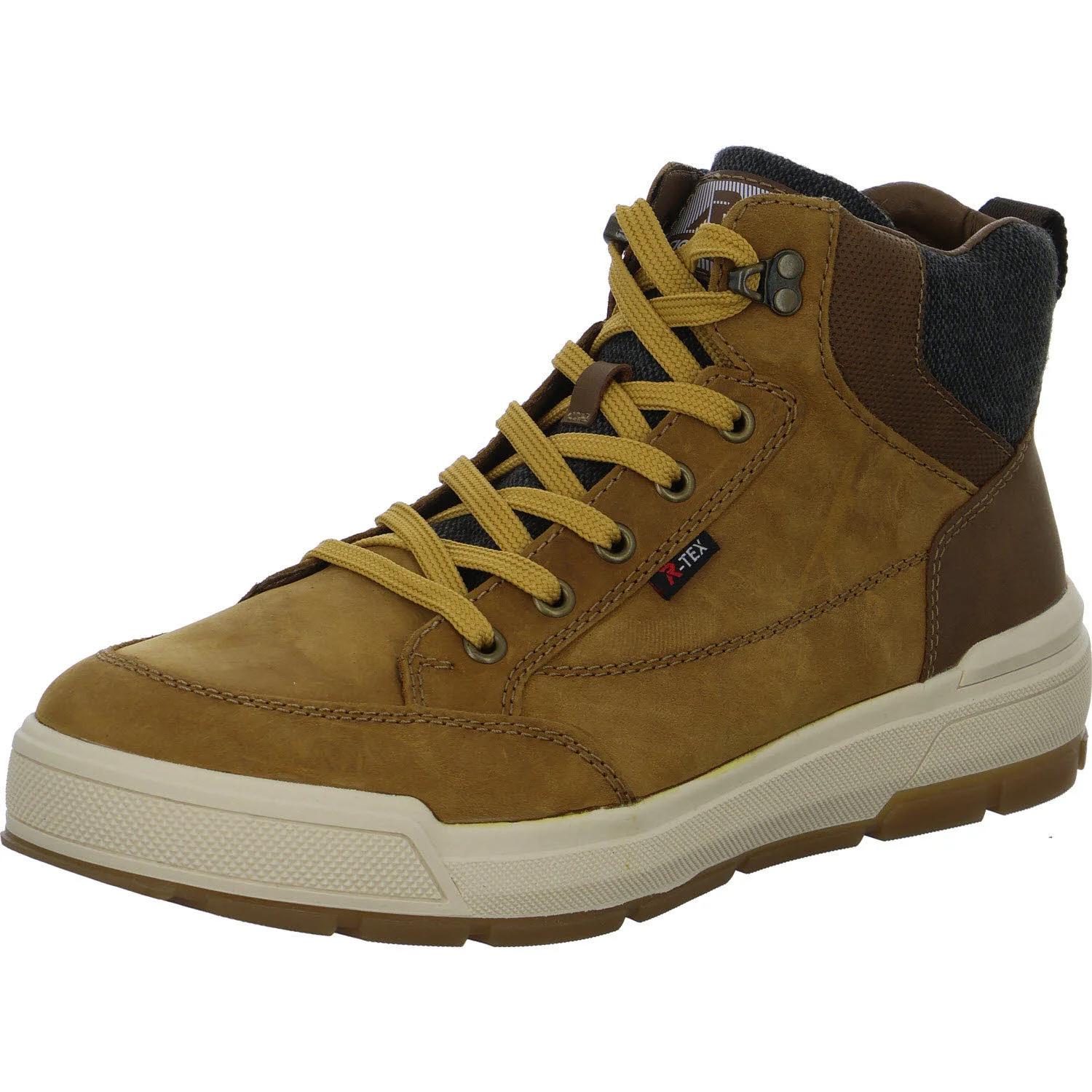 Rieker Herren Schnürstiefel warm U0074-68 U0074 butterscotch/nuss/anthrazit G 1/2 (weit)