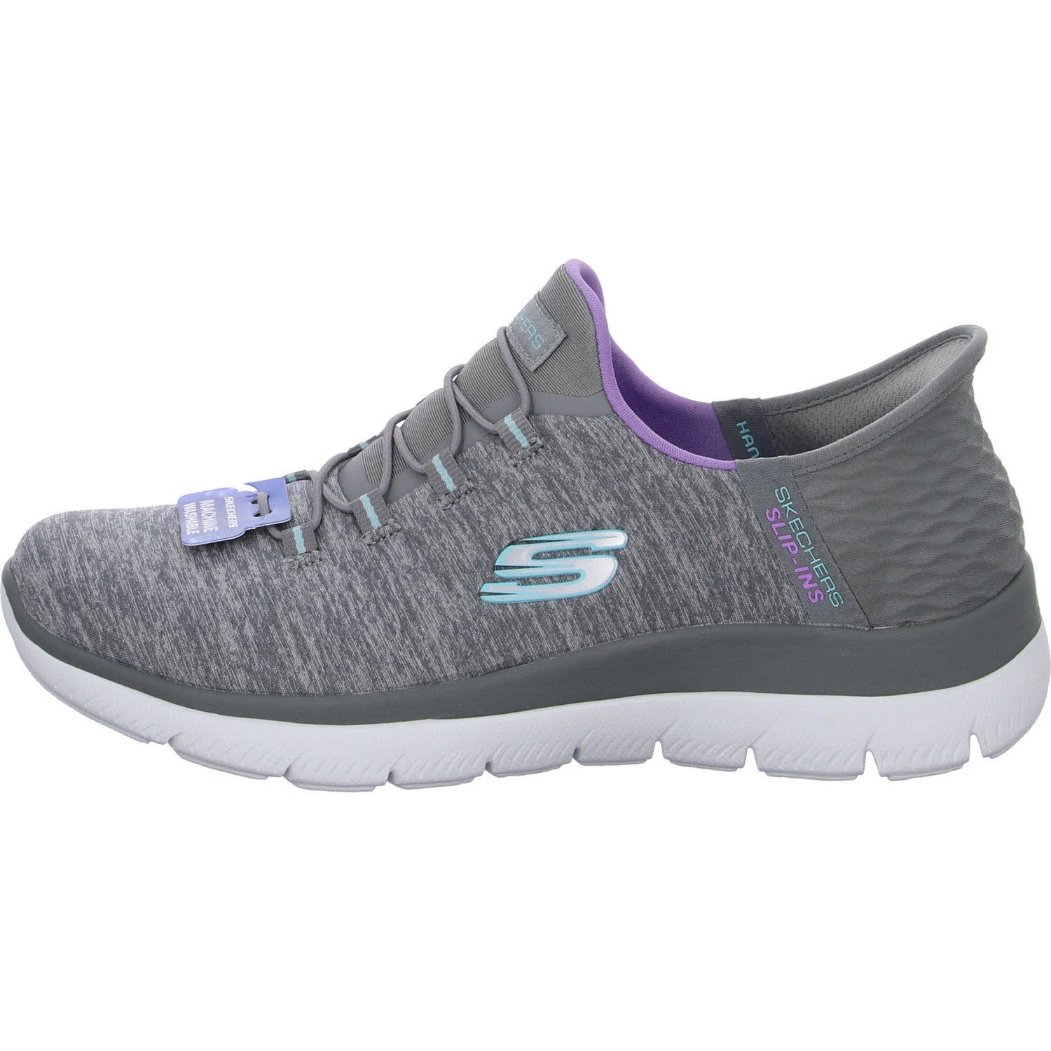 Element 6 von 8 (Bild) – Skechers Damen Slipper 149937 GYMT Summits - Dazzling Haze gray/multi normal