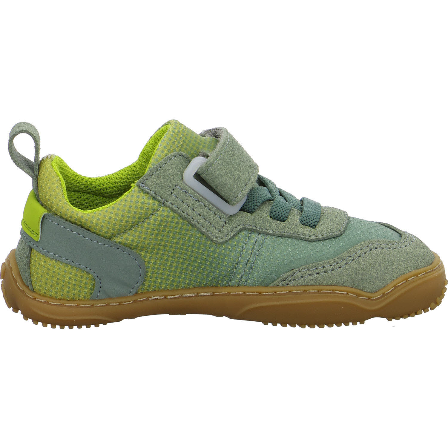 qnuffs Kinderschuh zum Schlupfen QN 0010042/110 Fichte river/grün WMS mittel