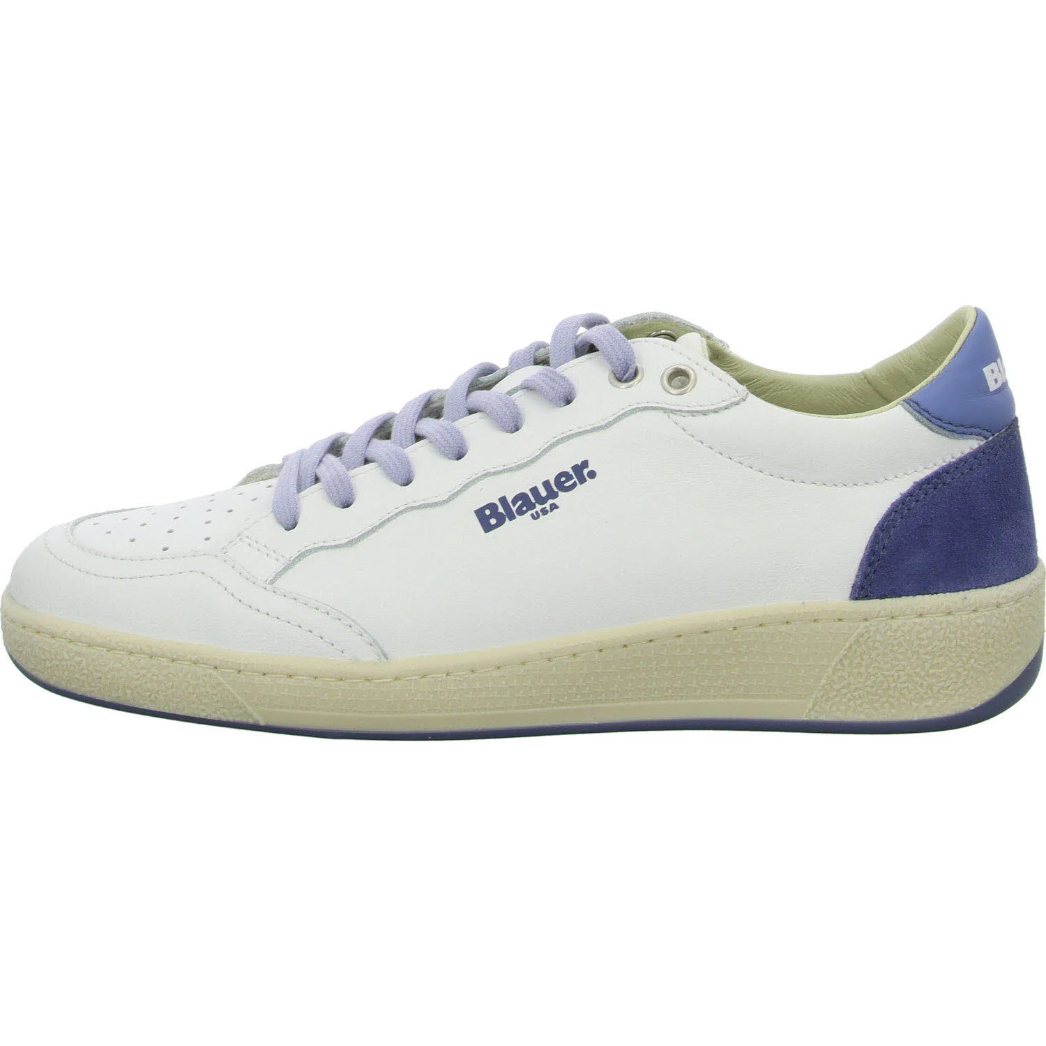 Blauer Damen Schnürschuhe S5OLYMPIA01/LEC OLYMPIA white/avio normal