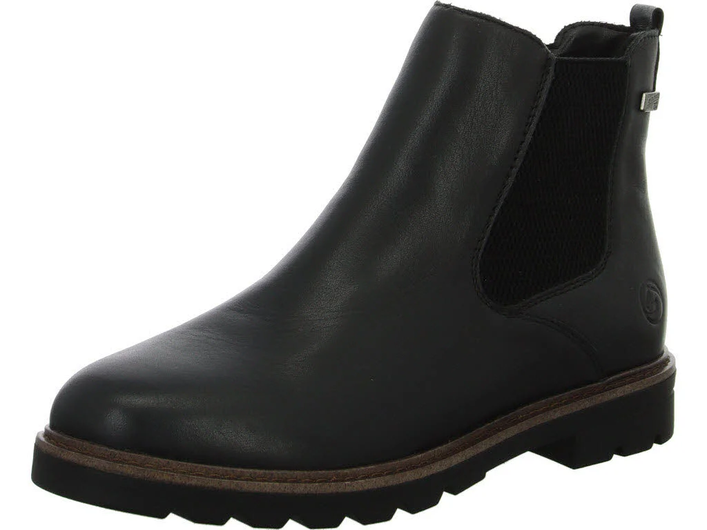 Remonte Damen Stiefeletten D2Q70-00 D2Q70 schwarz/schwarz/schwarz F (normal)