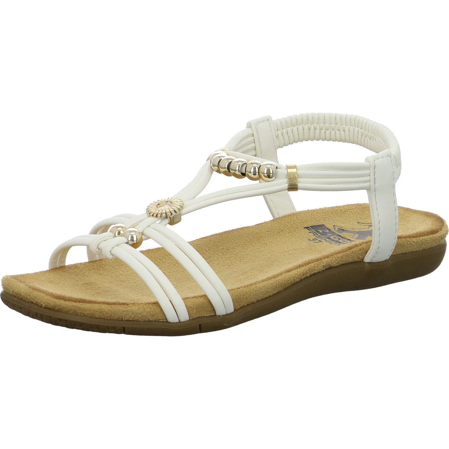 2go Fashion Damen Sandalen 8018843-1 8018843 weiss normal