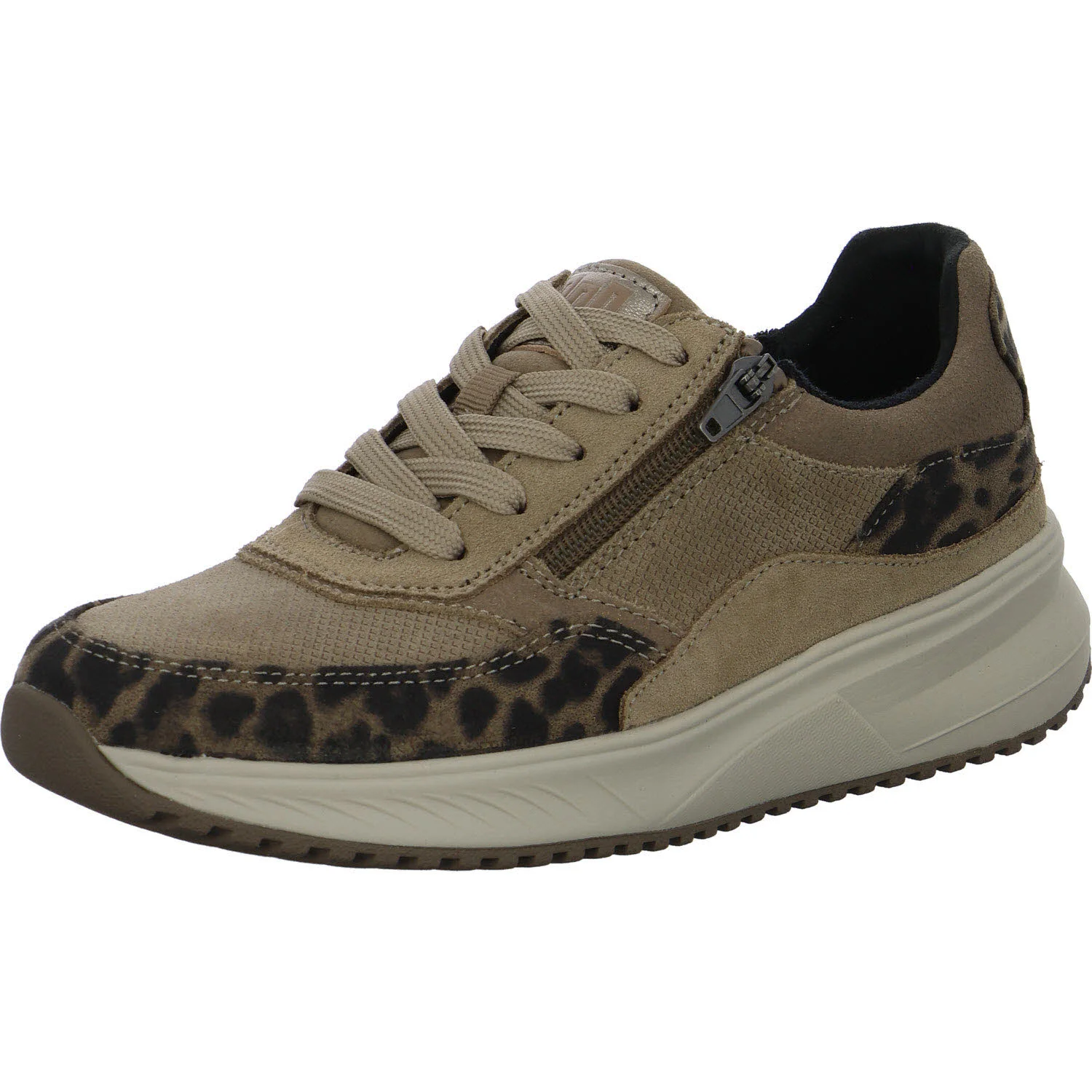 Waldläufer Damen Schnürschuhe 514001-109/504 H-Macie havanna beige H (weit)