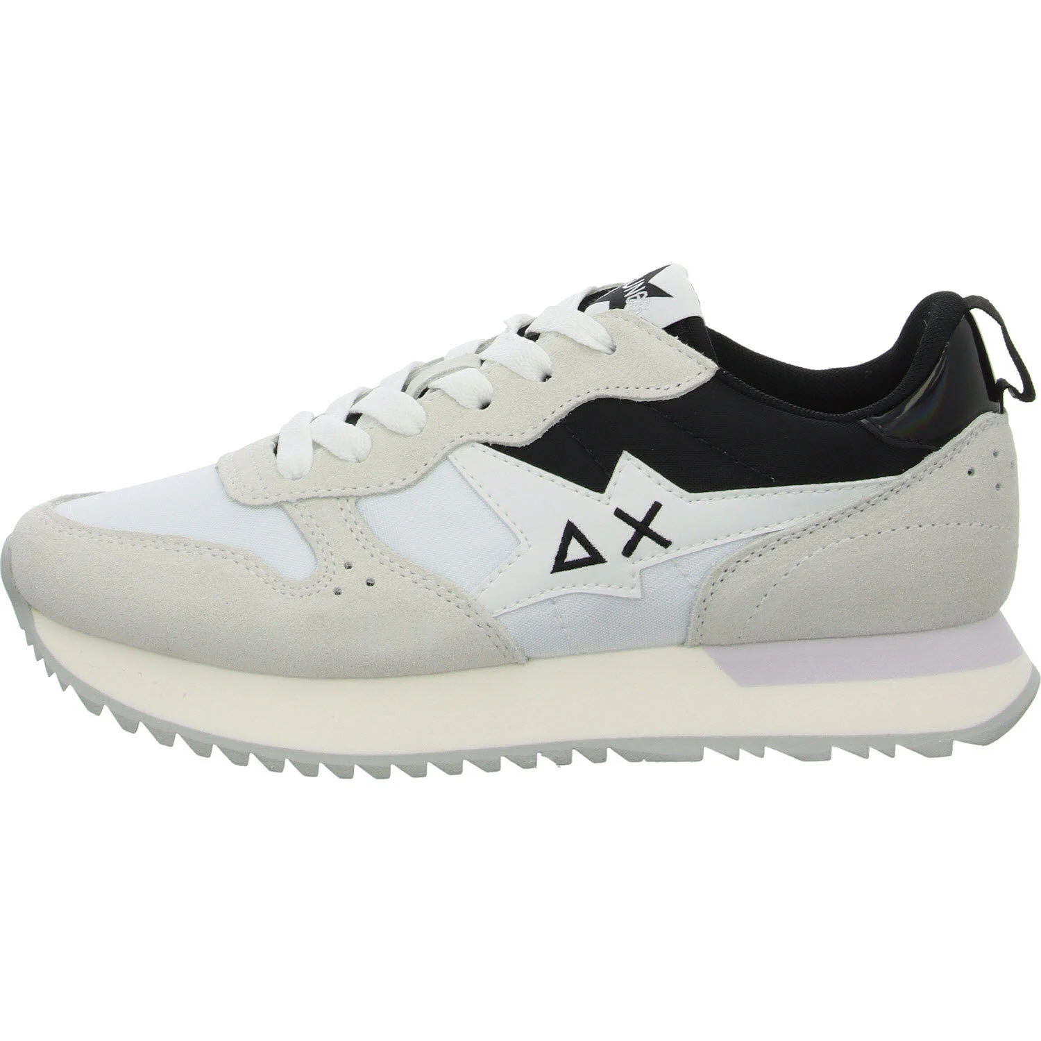 SUN68 Damen Schnürschuhe Z35211 01 STARGIRL MULTICOLOR white normal