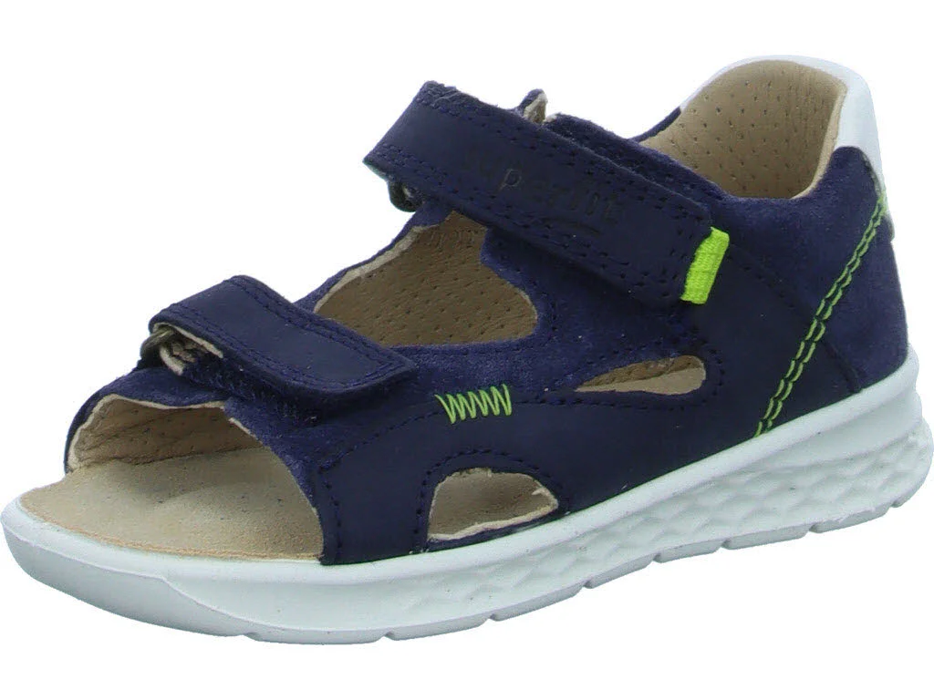 Element 1 von 8 (Bild) – Superfit Kinder Sandalen 1-000510-8020 Lagoon blau/hellgrün WMS mittel