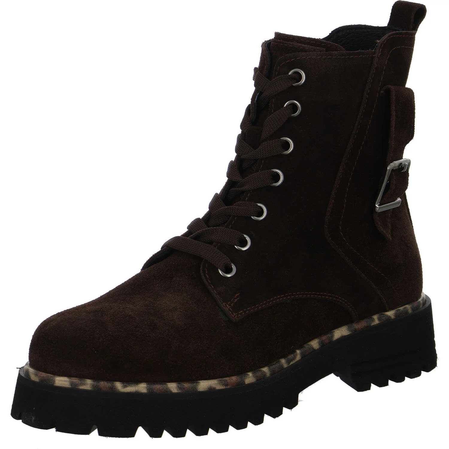 Element 2 von 8 (Bild) – 2go Fashion Damen Schnürstiefel 8259504-3 8259504 braun normal