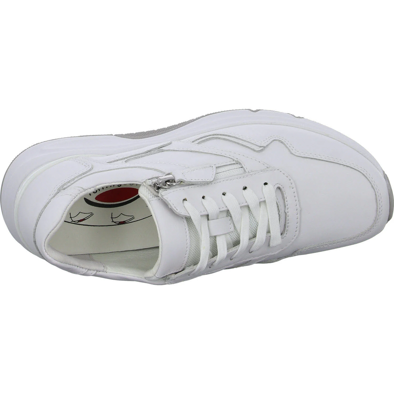 Element 2 von 7 (Bild) – Gabor Rollingsoft Damen Schnürschuhe 86.896.51 86.896 weiss G (normal)
