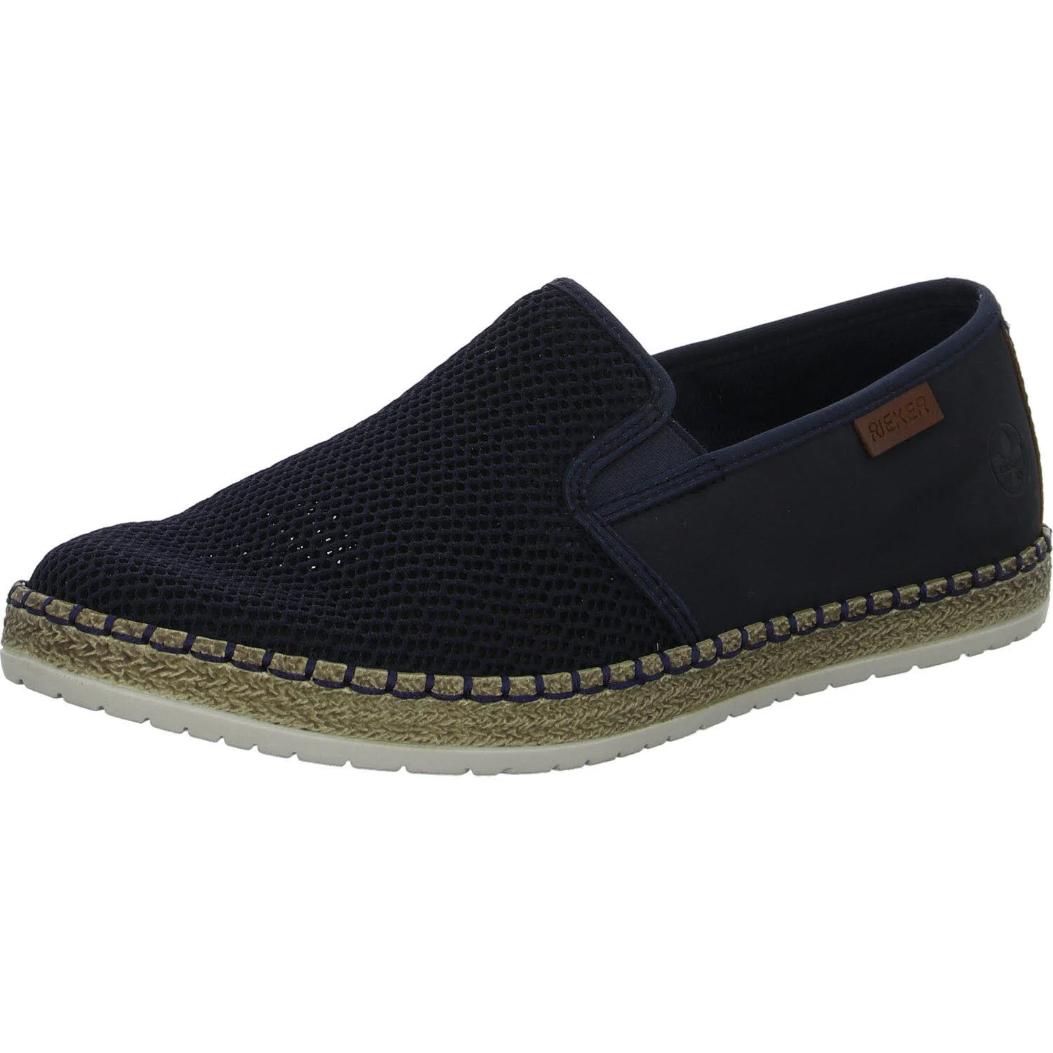 Element 2 von 8 (Bild) – Rieker Herren Slipper B5265-14 B5265 navy/pazifik/amaretto G 1/2 (weit)