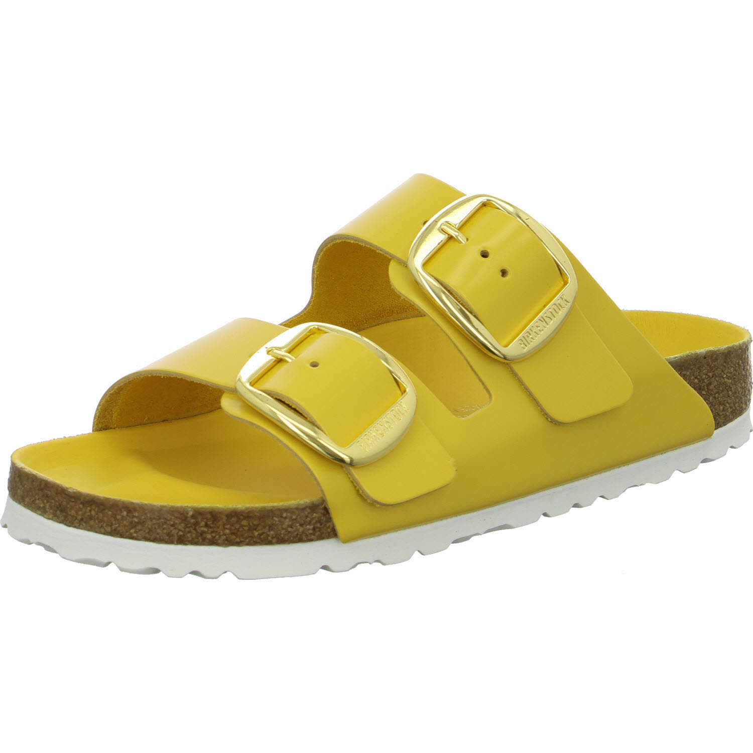 BIRKENSTOCK Pantoletten 1031822 Arizona Big Buckle high-shine ochre schmal