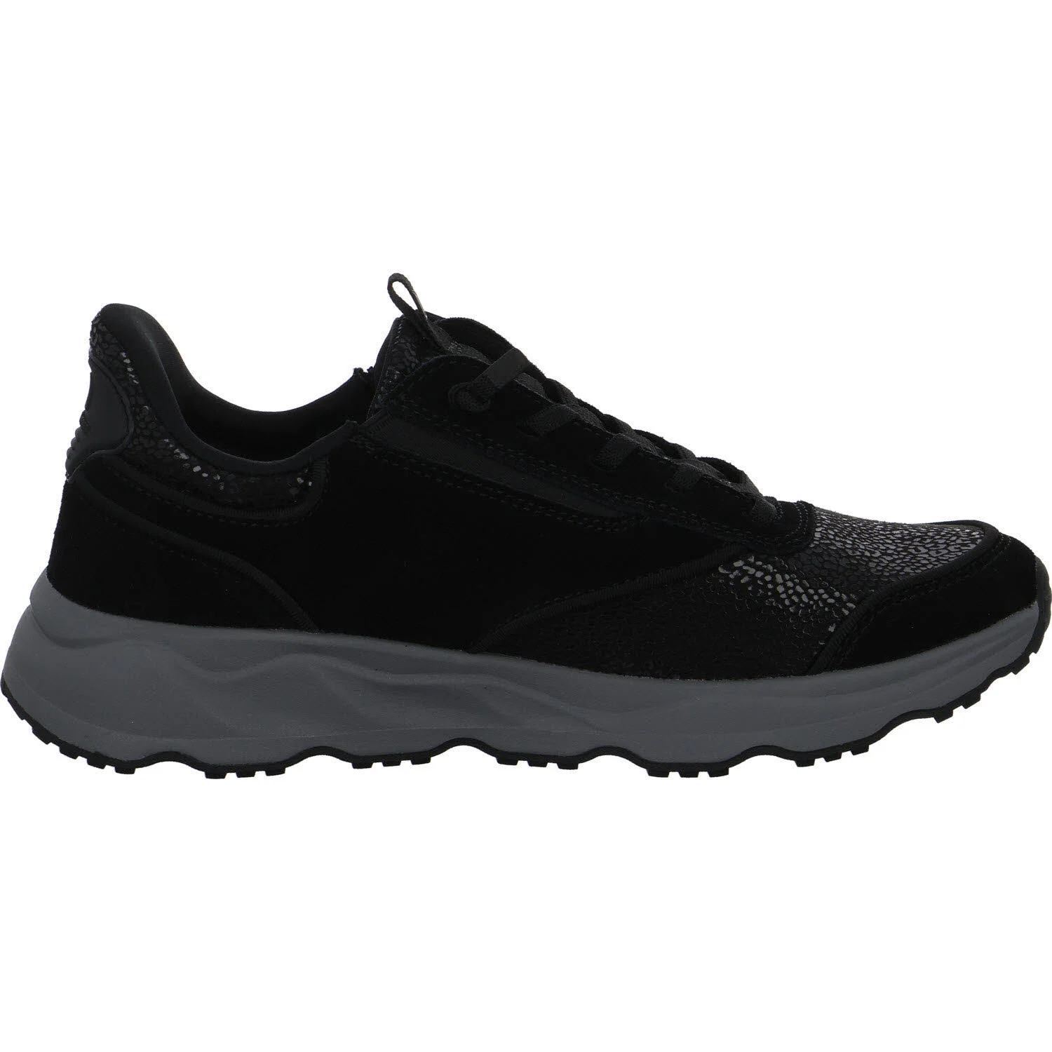 Waldläufer Damen Slipper 588H01-100/001 H-Tessi schwarz H (weit)