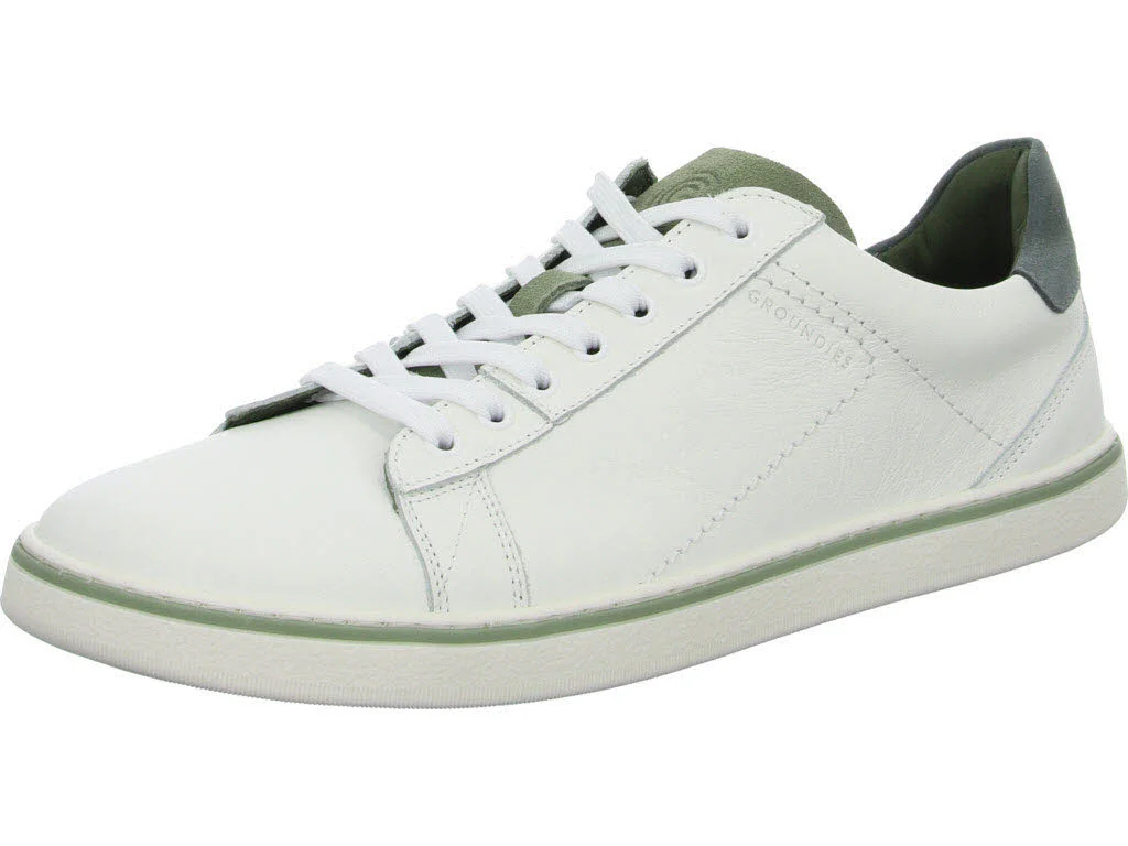 Groundies Schnürschuh 210233-44 Galaxy white/sage green weit