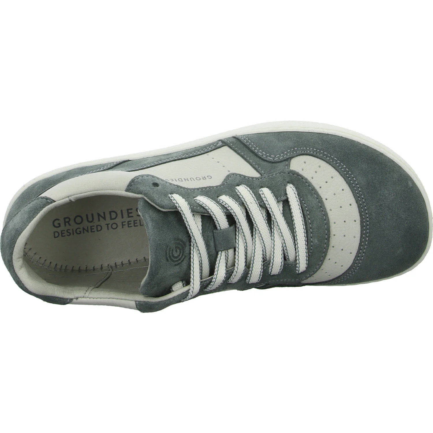 Groundies Schnürschuh 120112-44 NOVA Special sage green/white weit