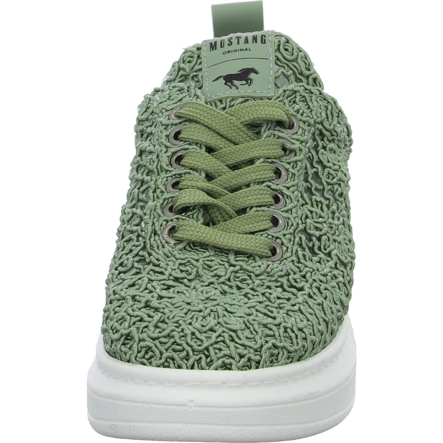 Mustang Damen Schnürschuhe 1468301-7 1468301 grün normal