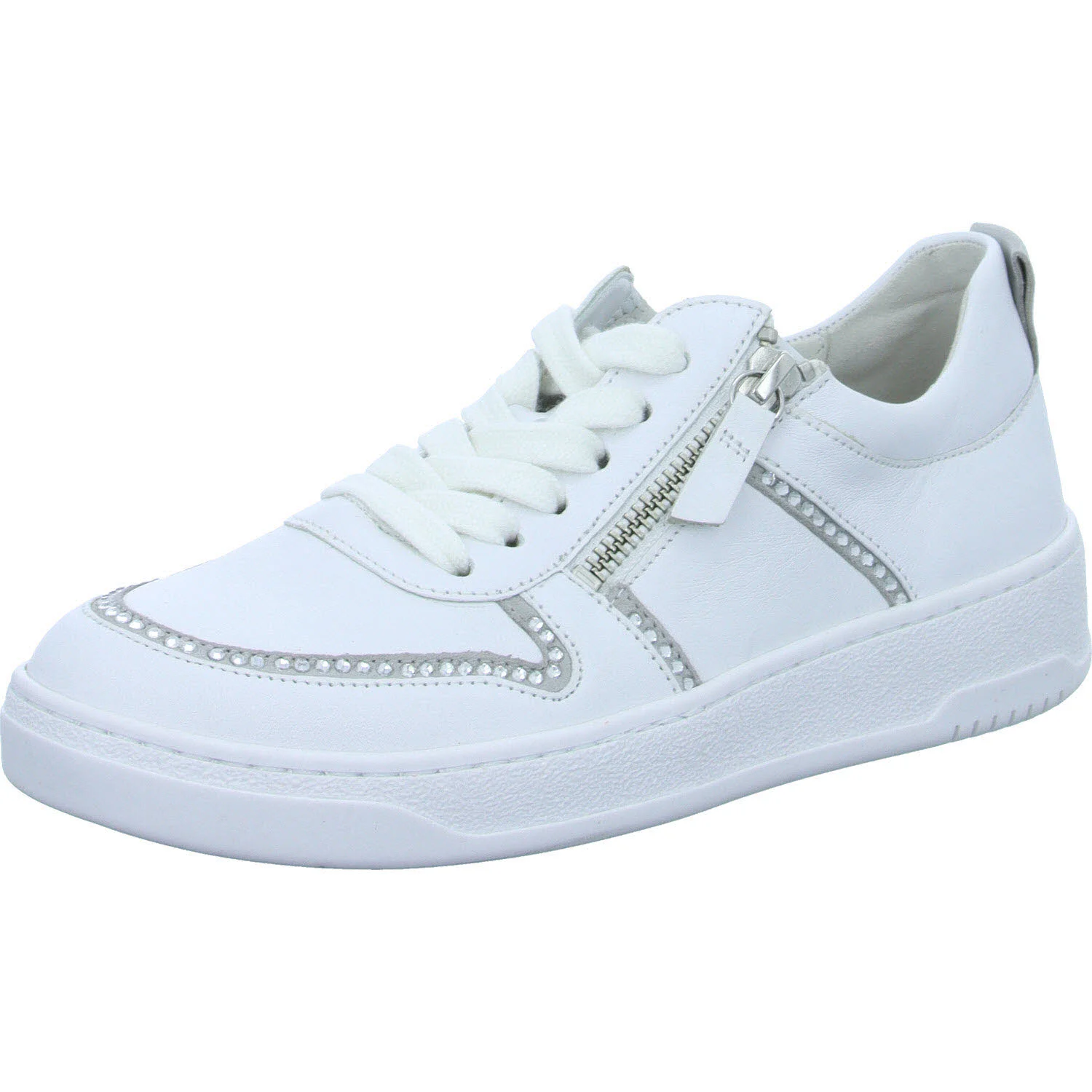 Element 2 von 8 (Bild) – Gabor Damen Schnürschuhe 43.341.21 43.341 weiss/lightgrey F (schmal/normal)