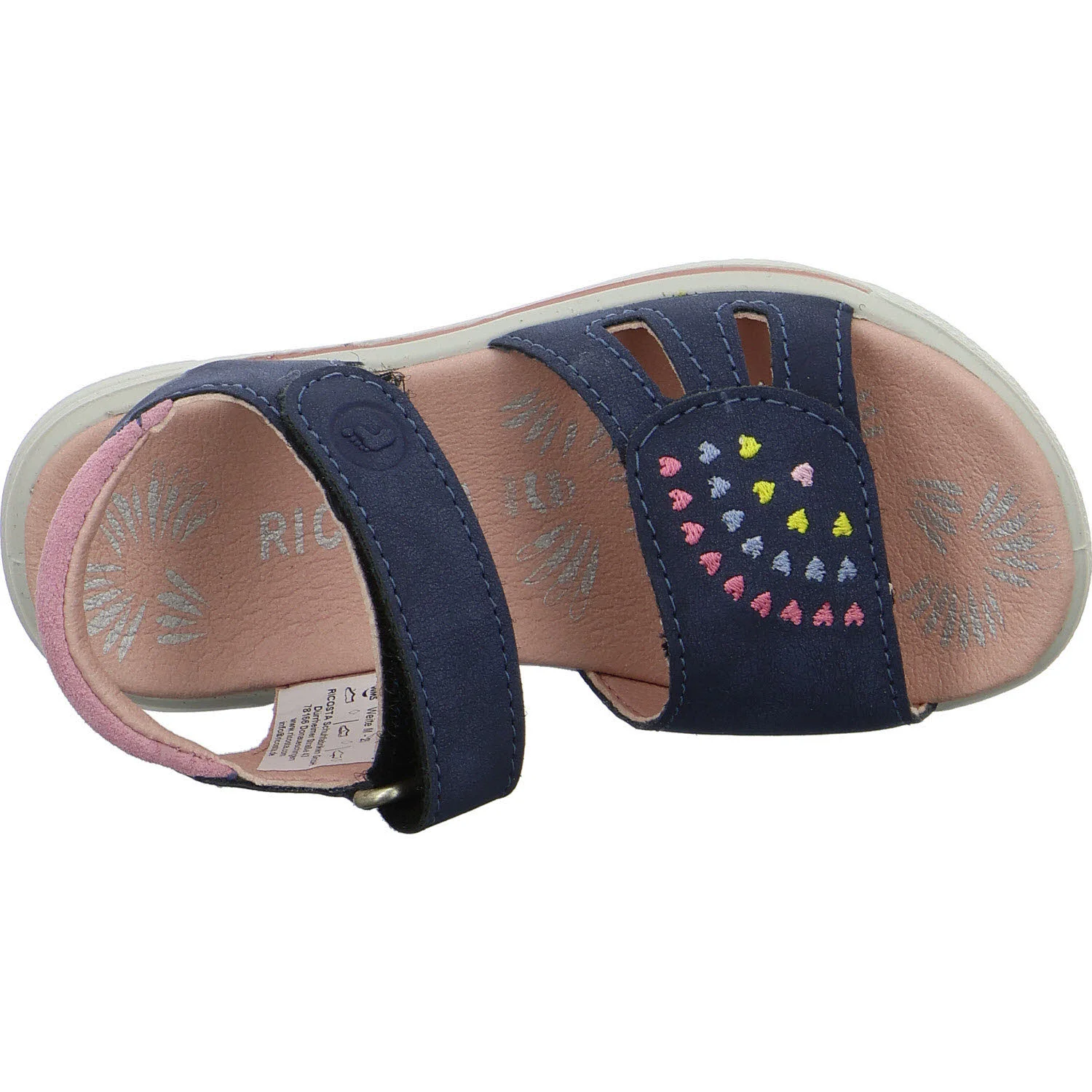 Ricosta Kinder Sandalen 50 7801702/170 Sarah nautic WMS mittel