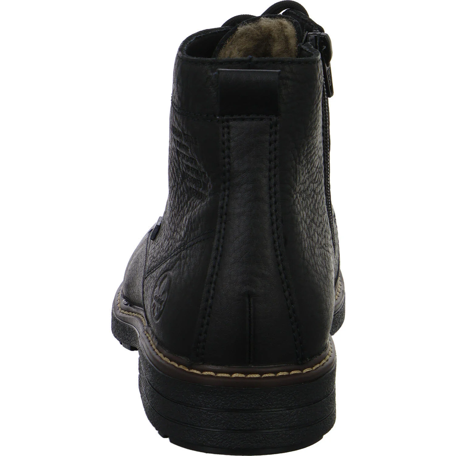 Rieker Herren Schnürstiefel warm 33121-00 33121 schwarz/schwarz G 1/2 (weit)