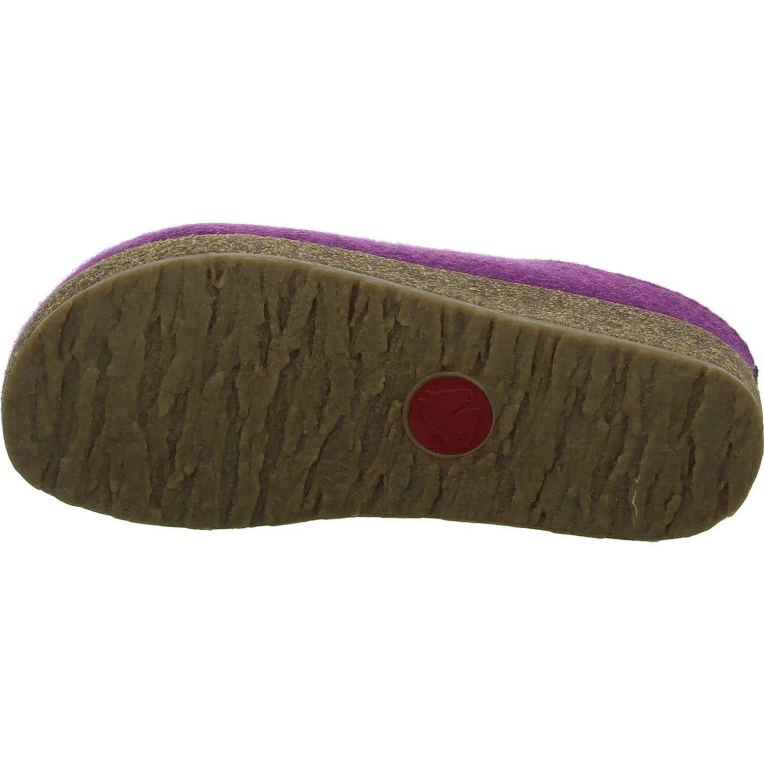 Haflinger Damen Winterpantoffel 711056-0-101 Grizzly Kris maulbeere normal