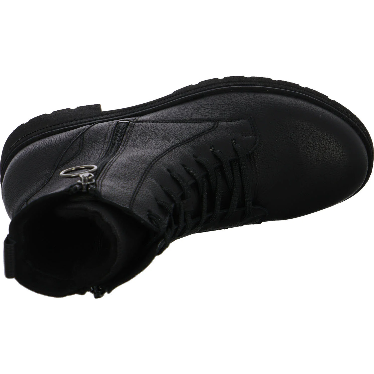 Waldläufer Damen Schnürstiefel 648803-139/001 K-Zoe schwarz K (extra weit)