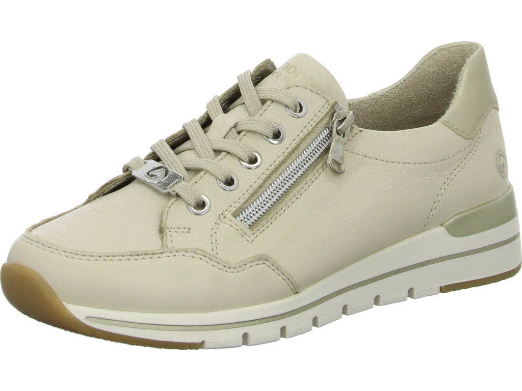 Remonte Damen Schnürschuhe R6716-60 R6716 porzellan/palegold G (weit)