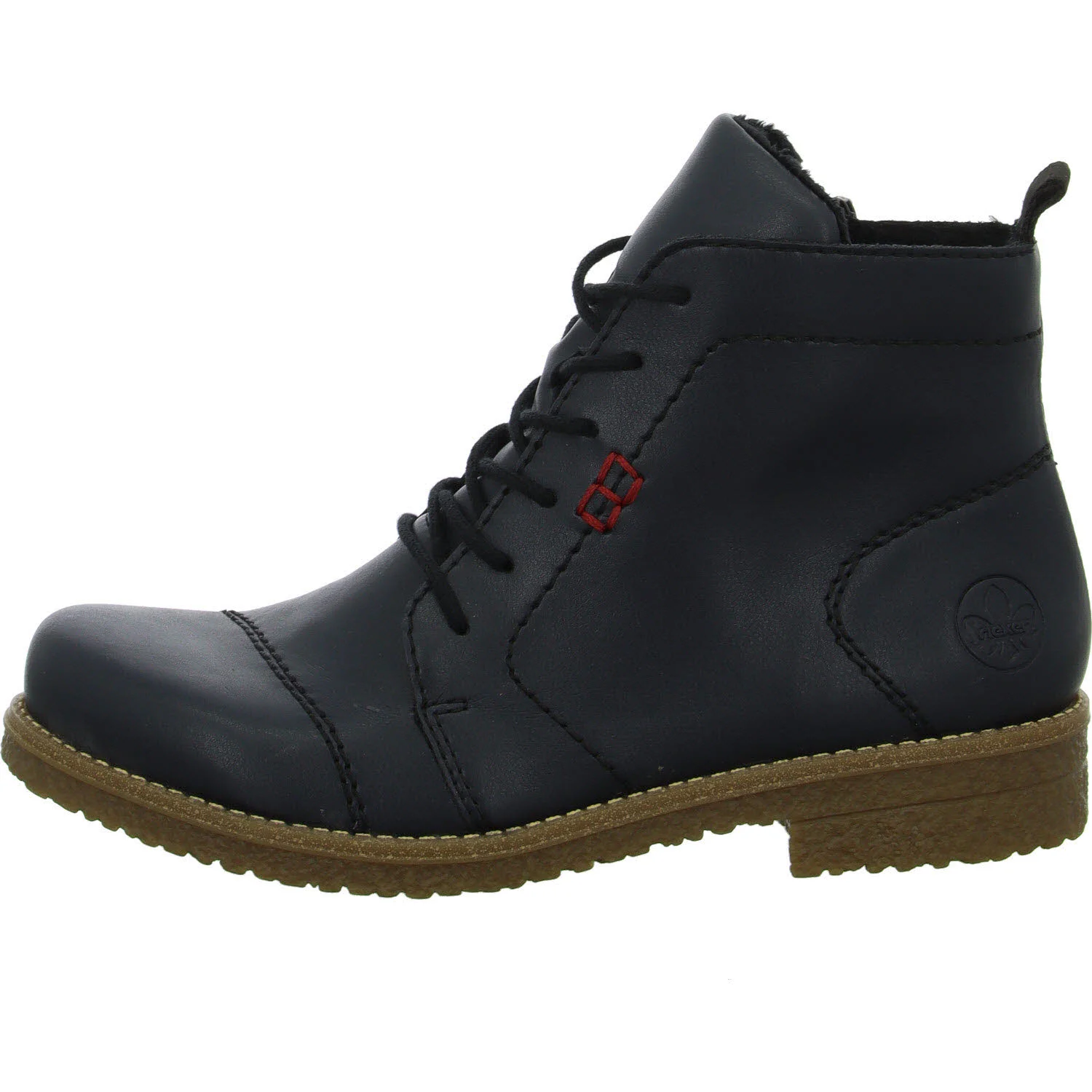 Rieker Damen Schnürstiefel 73500-14 73500 ozean F 1/2 (normal)