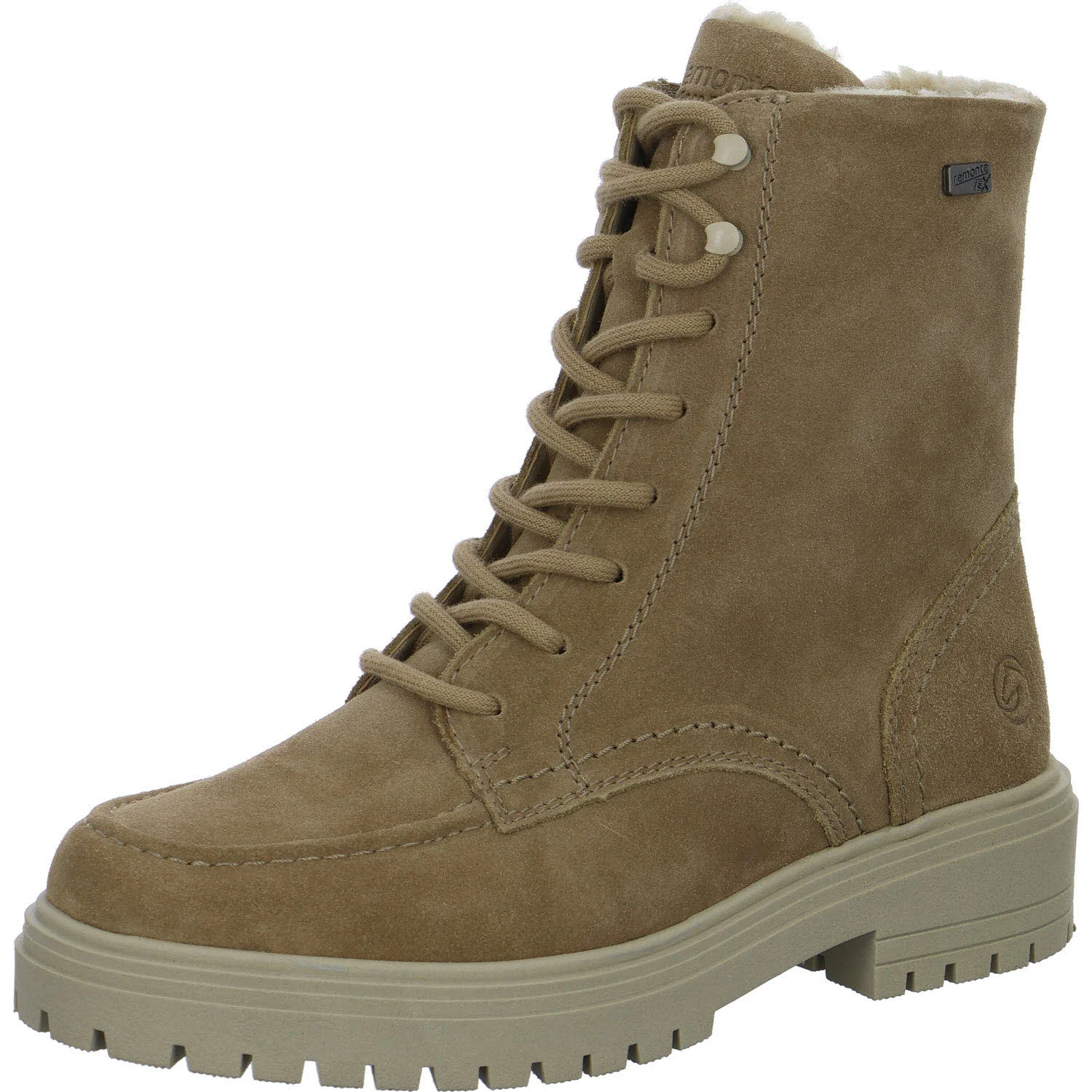 Element 2 von 8 (Bild) – Remonte Damen Schnürstiefel warm D4B70-20 D4B70 camel G (weit)