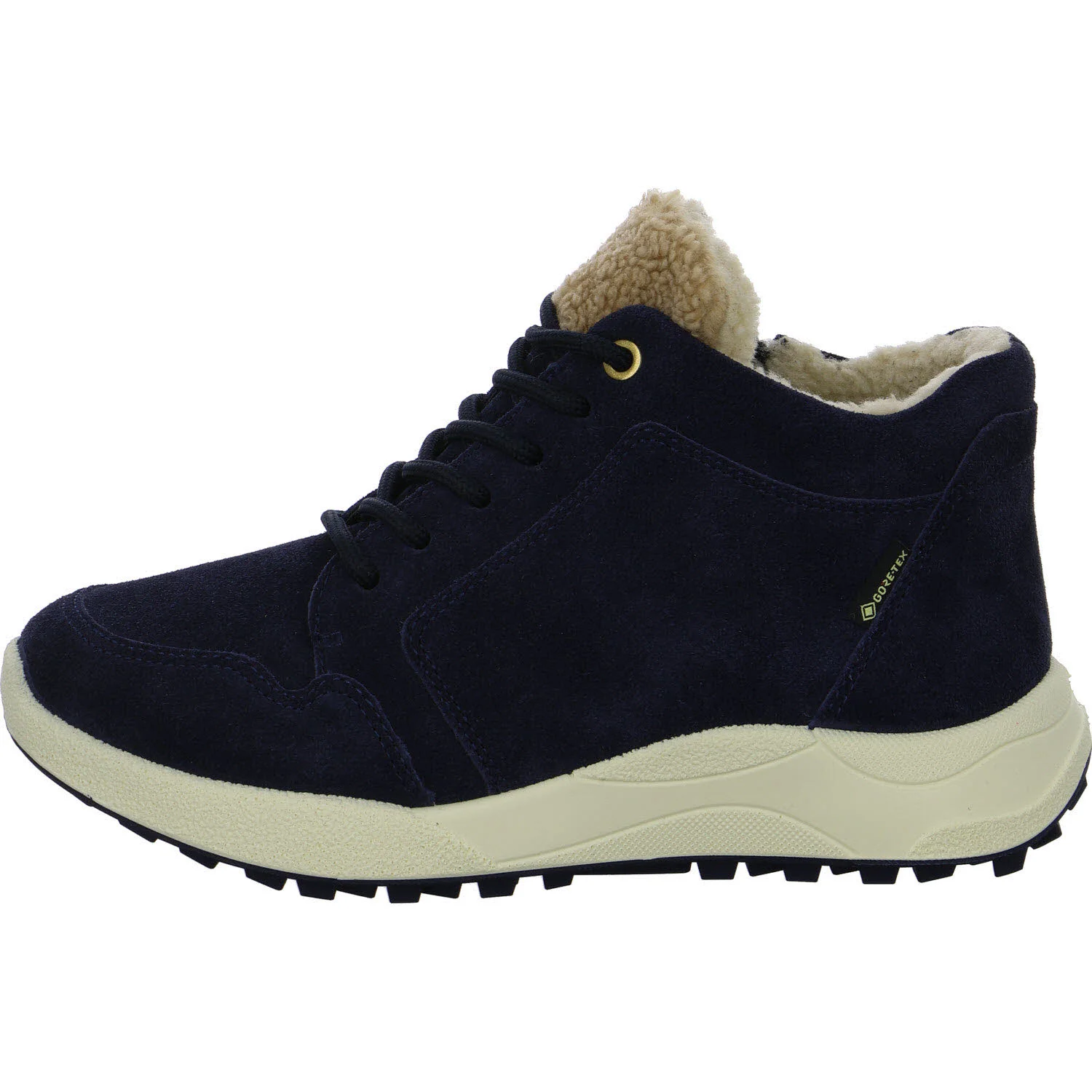 Ara Damen Schnürstiefel warm 12-27105-02 Bergen blau, sand H (weit)