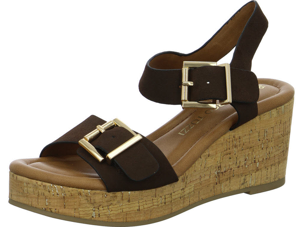 Marco Tozzi Damen Sandalen 2-28389-44/317 2-28389-44 choco normal