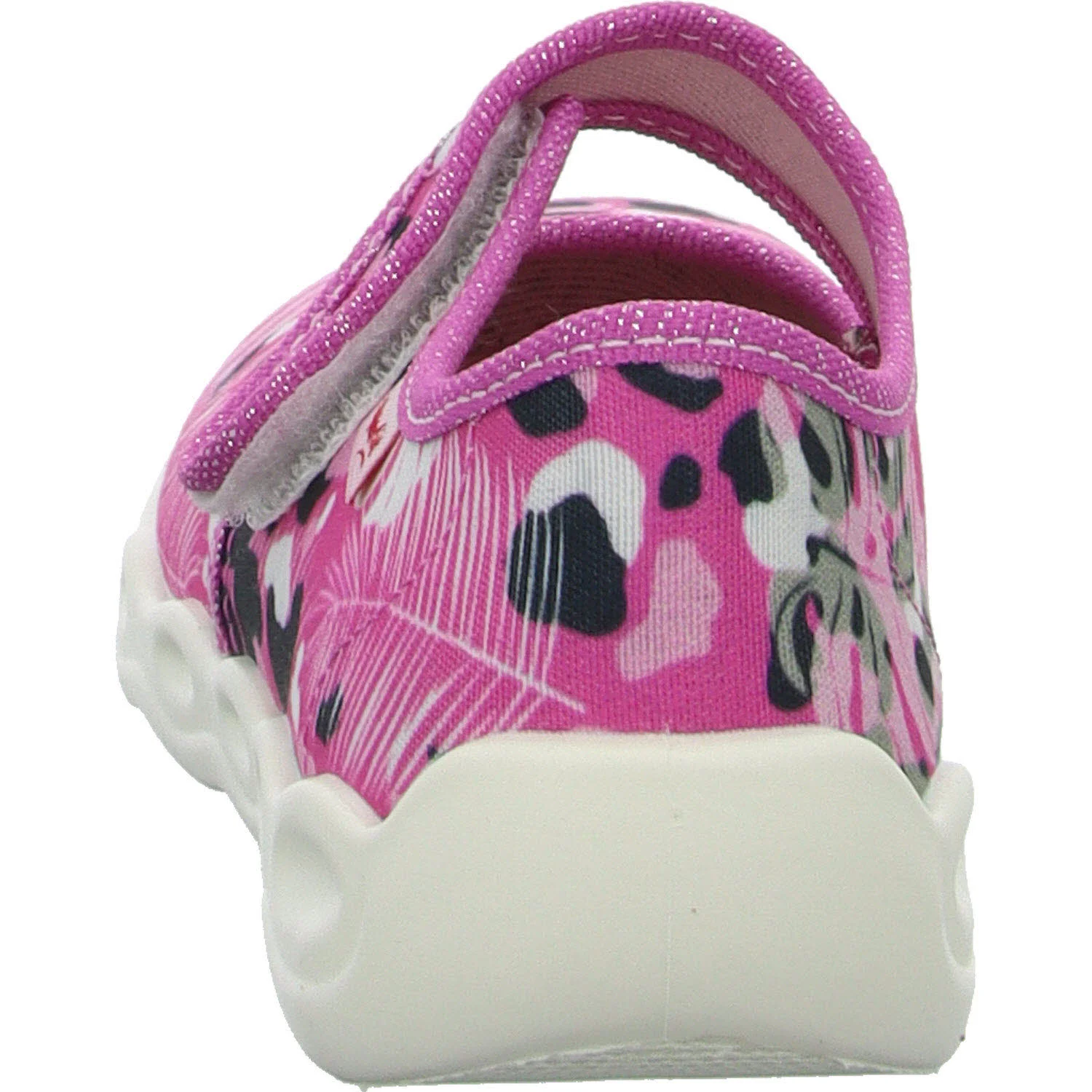 Superfit Kinder Hausschuhe 1-006272-5500 Bubble rosa/mehrfarbig WMS mittel