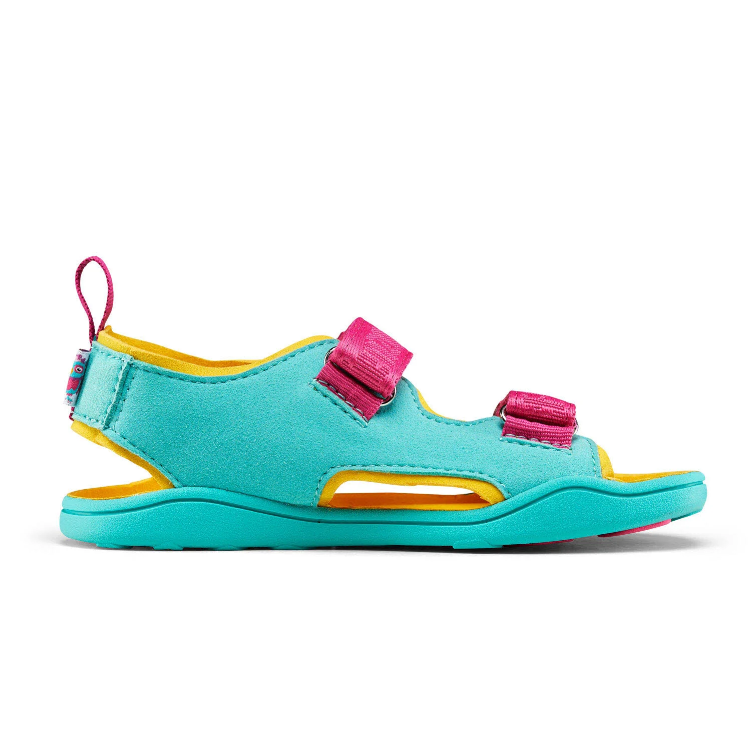 Affenzahn Kinder Sandalen 00392-30003 Sandale Vegan Airy Eule türkis/pink normal
