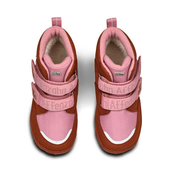 Affenzahn Kinder Winterstiefel 01249-70093 Winterstiefel Vegan Comfy Reh braun,pink normal