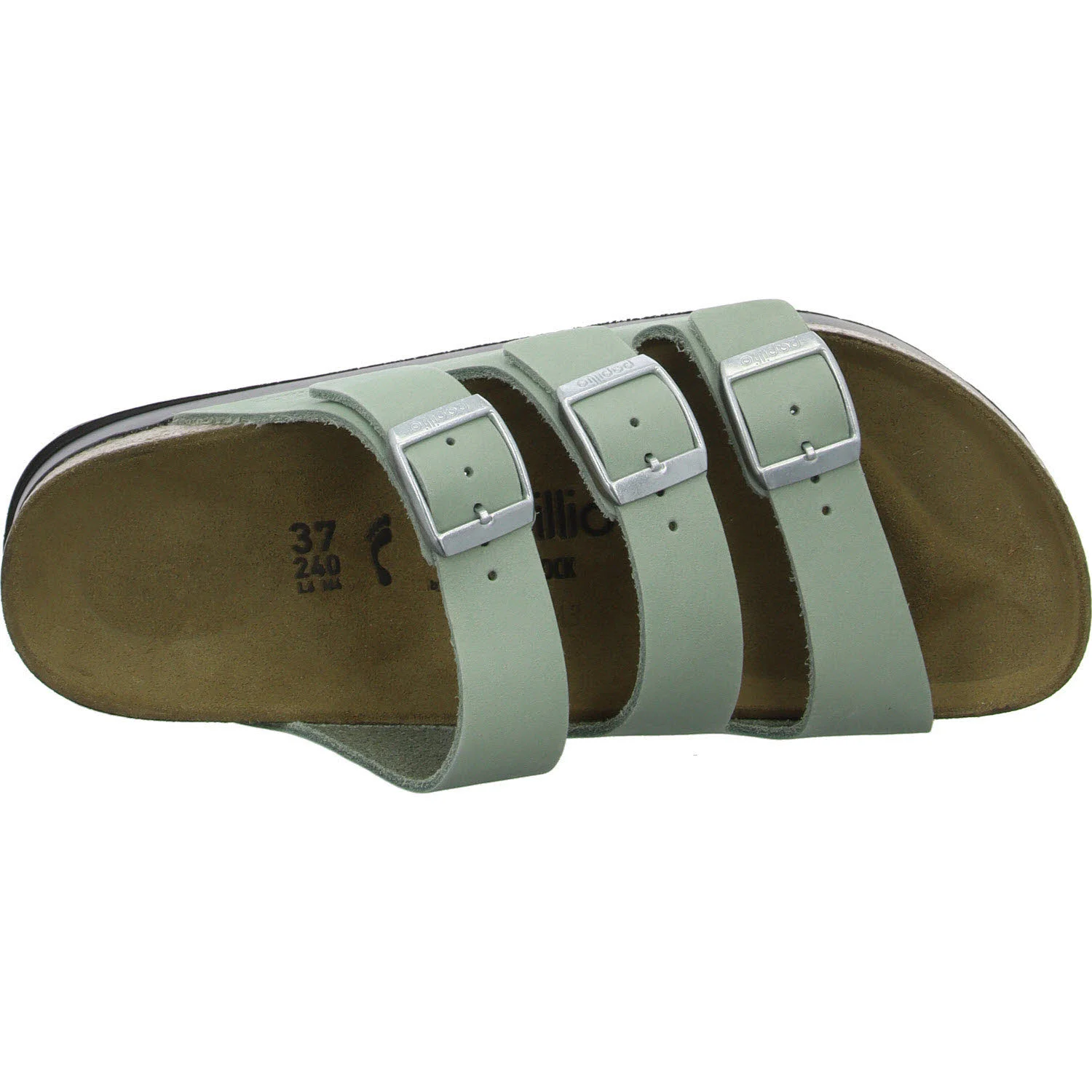 Papillio von BIRKENSTOCK Pantoletten 1029757 Florida Flex Platform pure sage schmal
