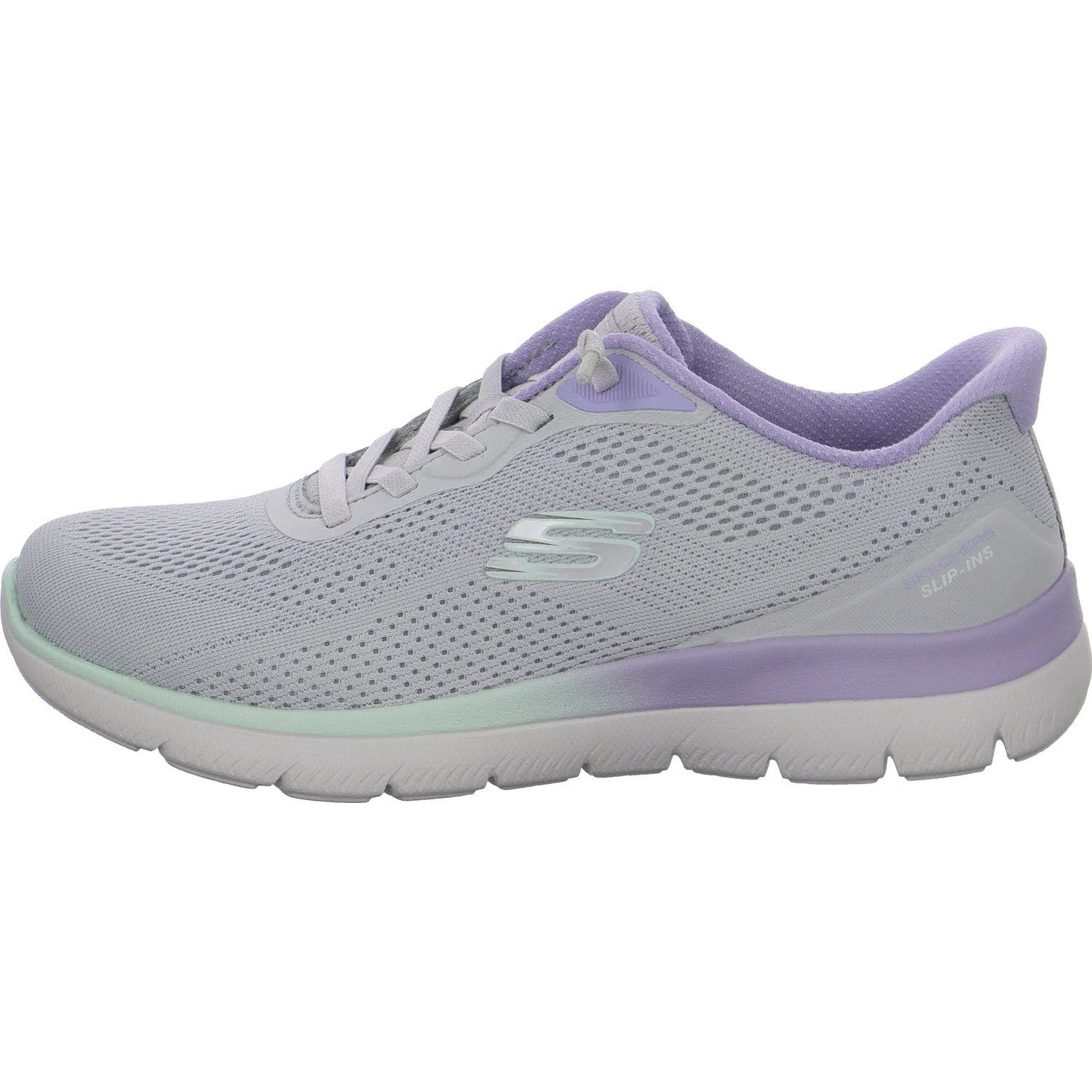 Element 6 von 8 (Bild) – Skechers Damen Slipper 150341 GRY Summits - Sweet Skies gray normal
