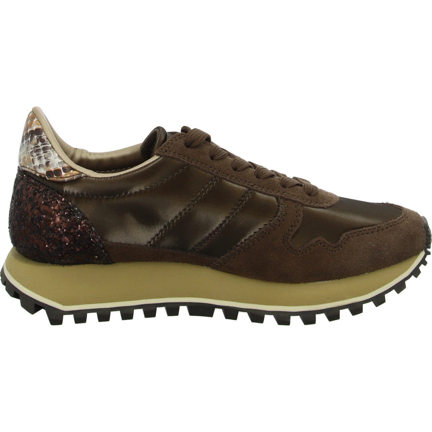 Blauer Damen Schnürschuhe F5MILLEN03/PYT MILLEN03 brown normal