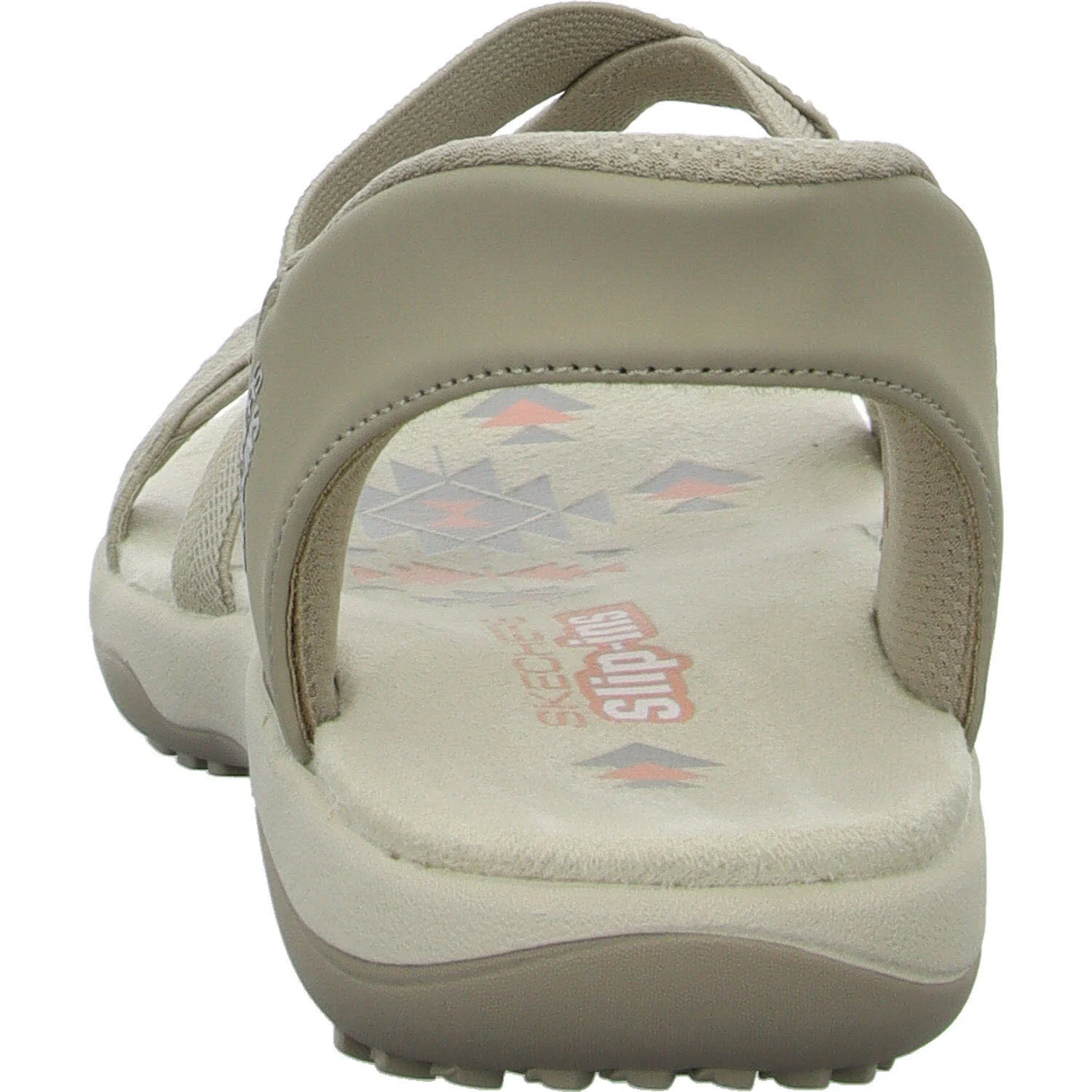 Skechers Damen Sandalen 163460 TPE Reggae Slim - Stretch Flex taupe normal