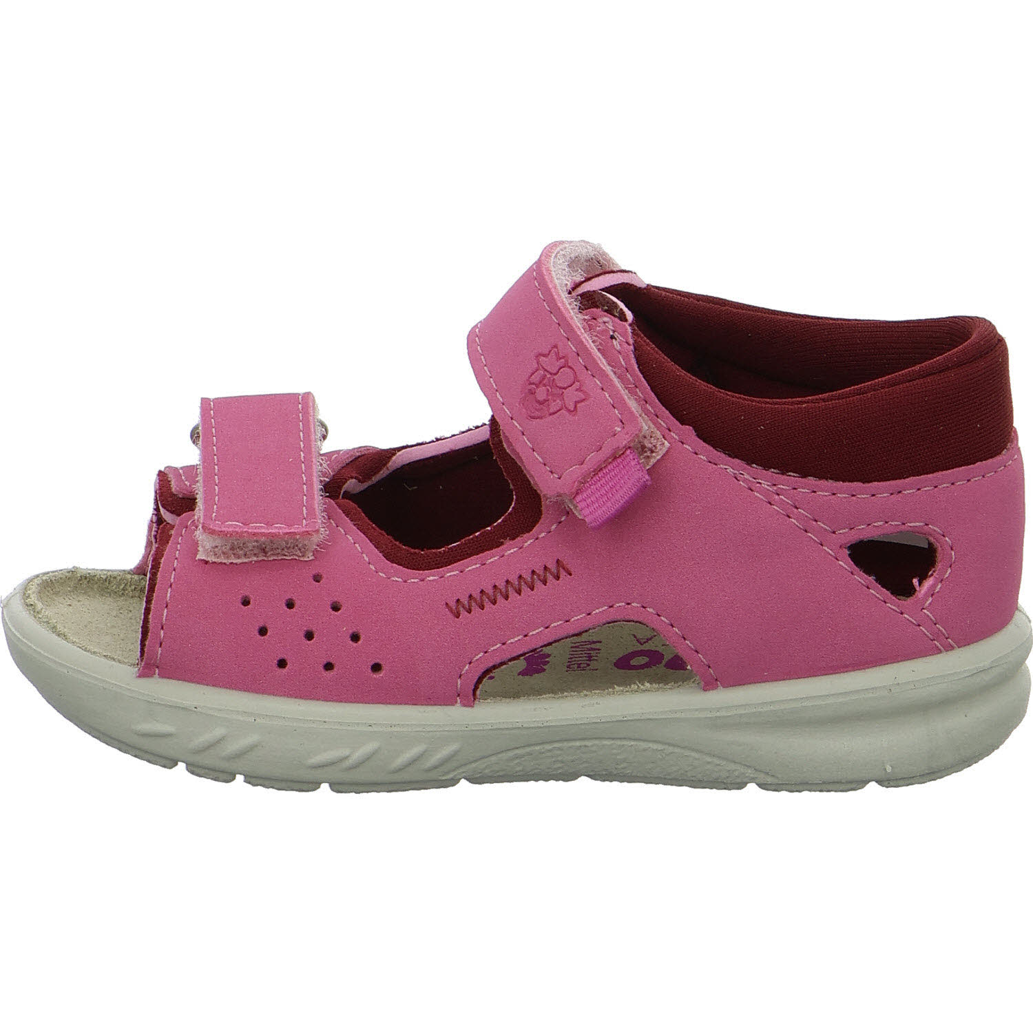 Ricosta Kinder Sandalen 50 3500402/331 Mantu fleur/burgund WMS mittel