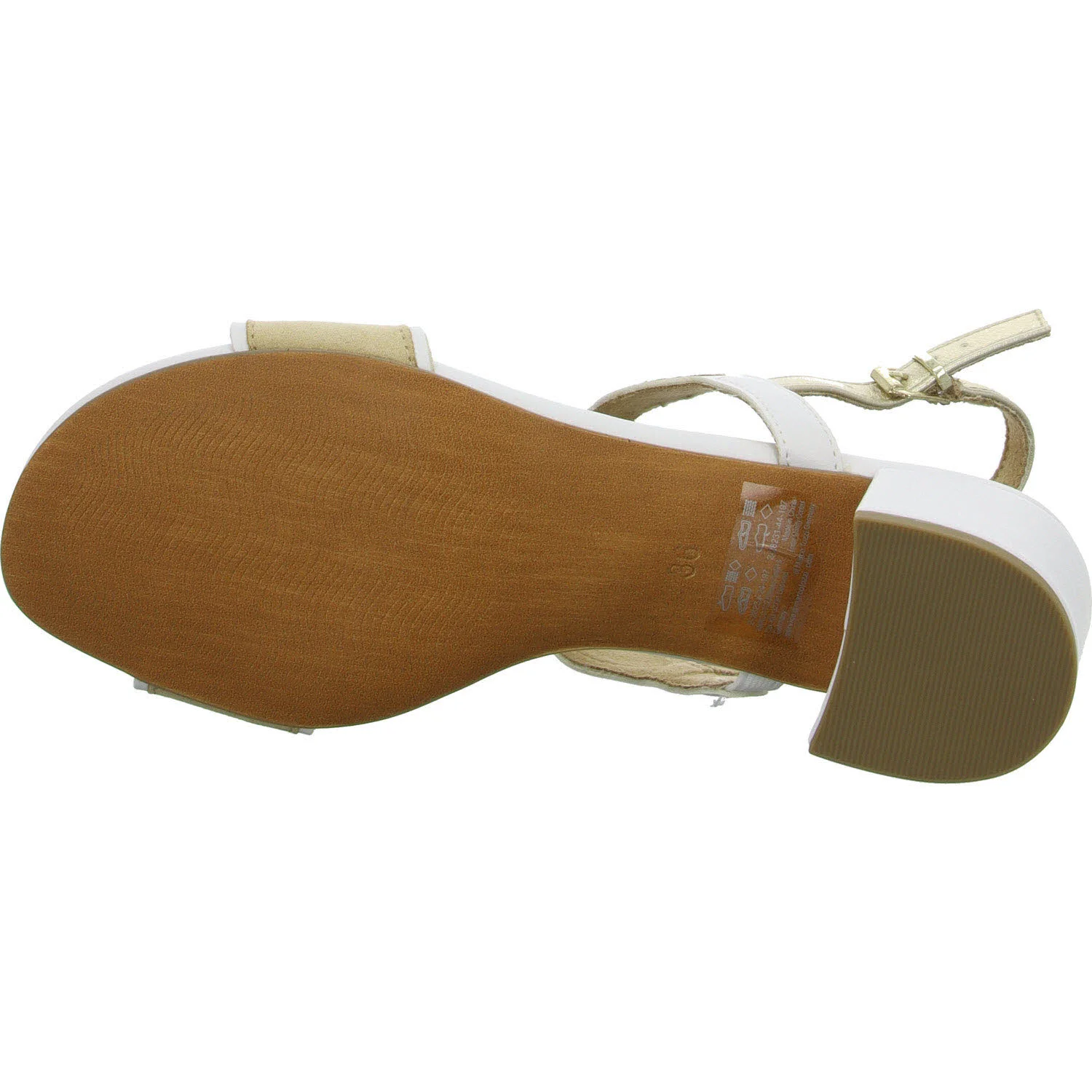 Element 5 von 8 (Bild) – Marco Tozzi Damen Sandalen 2-28231-44/197 2-28231-44 white comb normal
