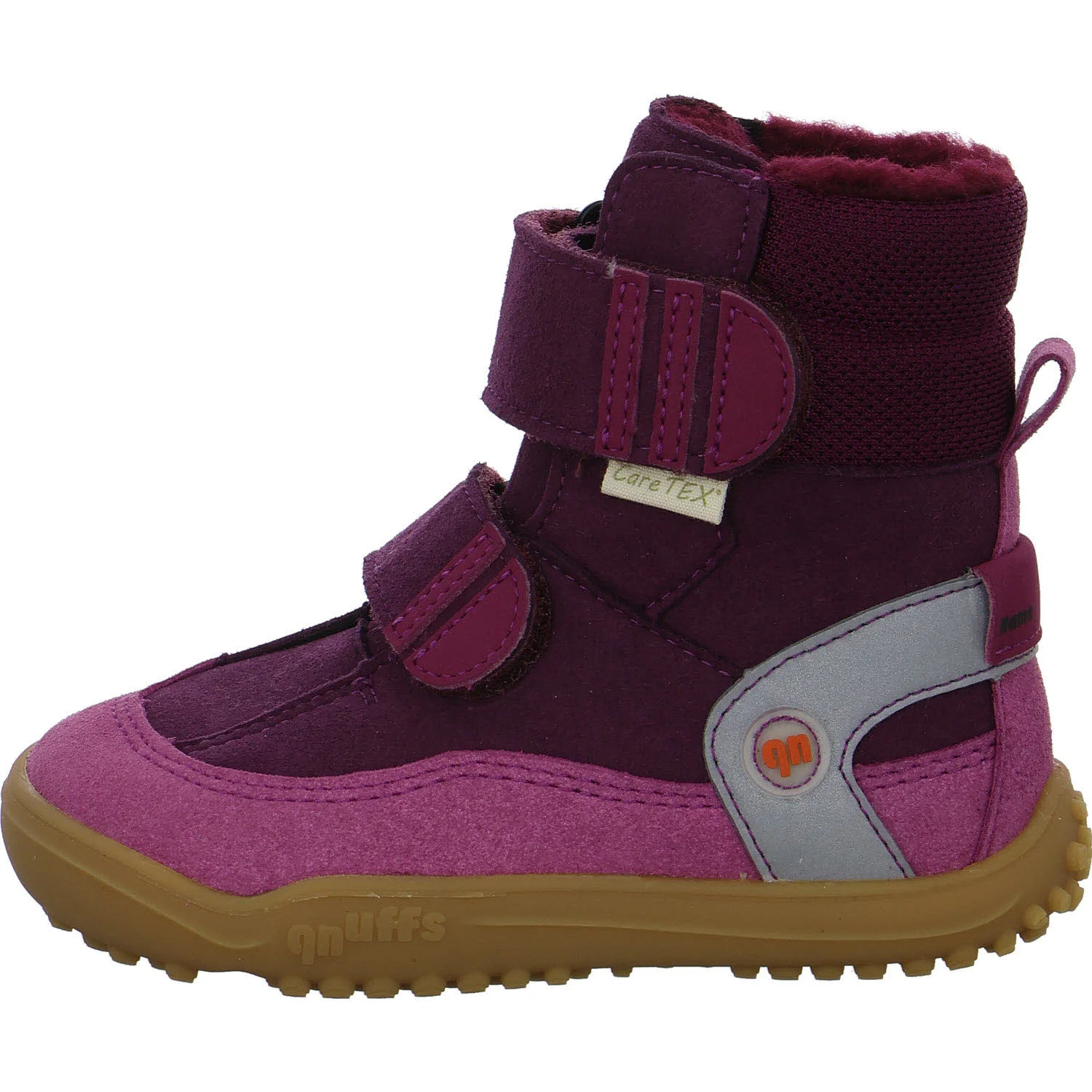 Element 6 von 8 (Bild) – qnuffs Kinder Winterstiefel QN 0020022/380 Tanne fuchsia/merlot WMS mittel