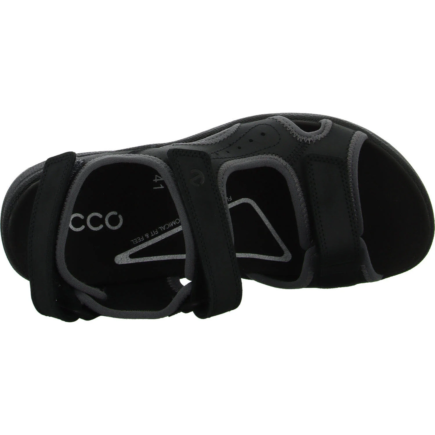 Ecco Herren Sandalen 532304/02001 Hike black normal