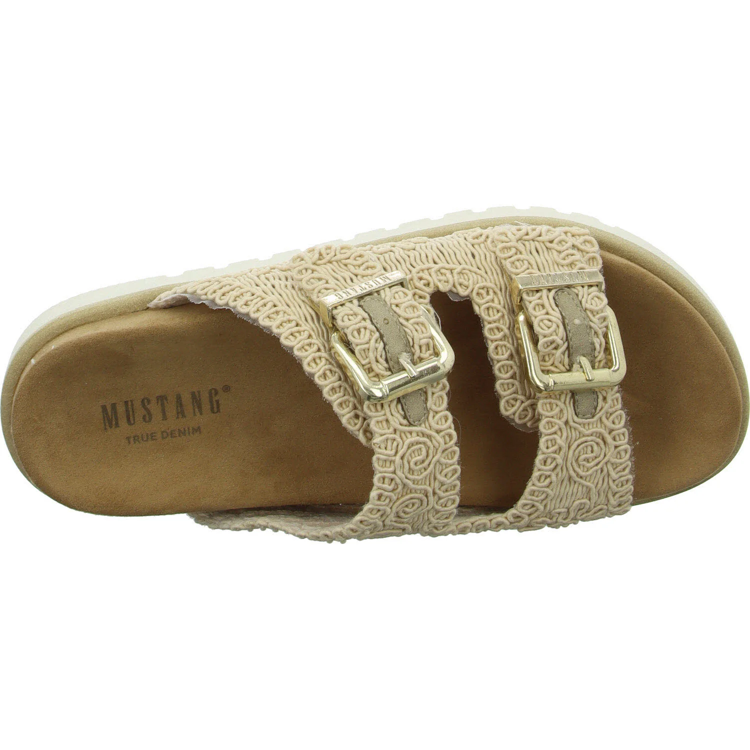 Mustang Damen Pantoletten 1461713-004 1461713 beige normal