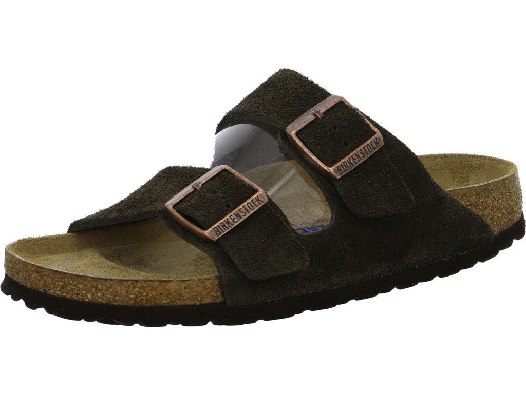 BIRKENSTOCK Pantoletten 951313 Arizona Soft Footbed mocca schmal