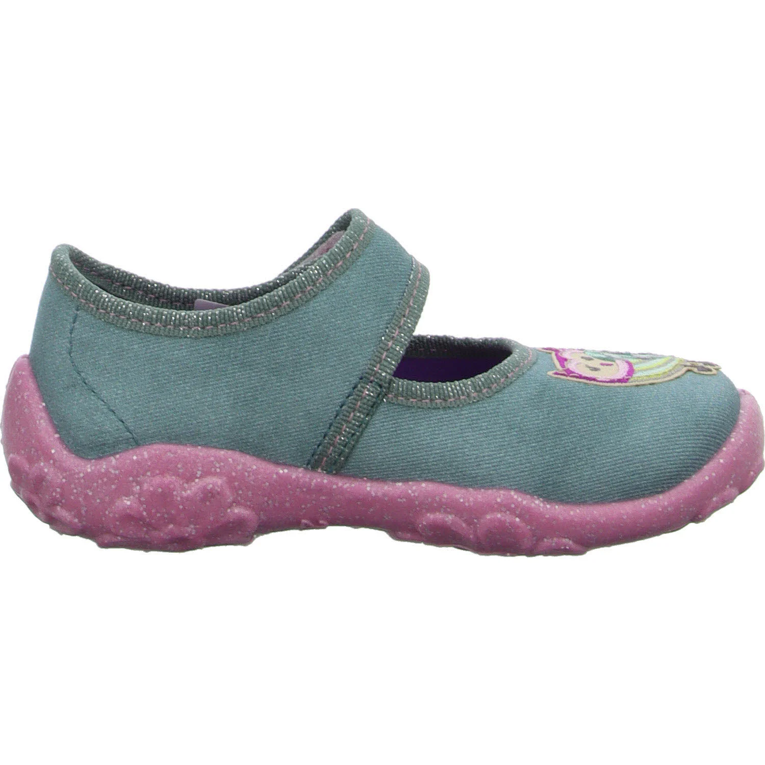 Element 7 von 8 (Bild) – Superfit Kinder Hausschuhe 1-000280-7500 Bonny grün WMS mittel