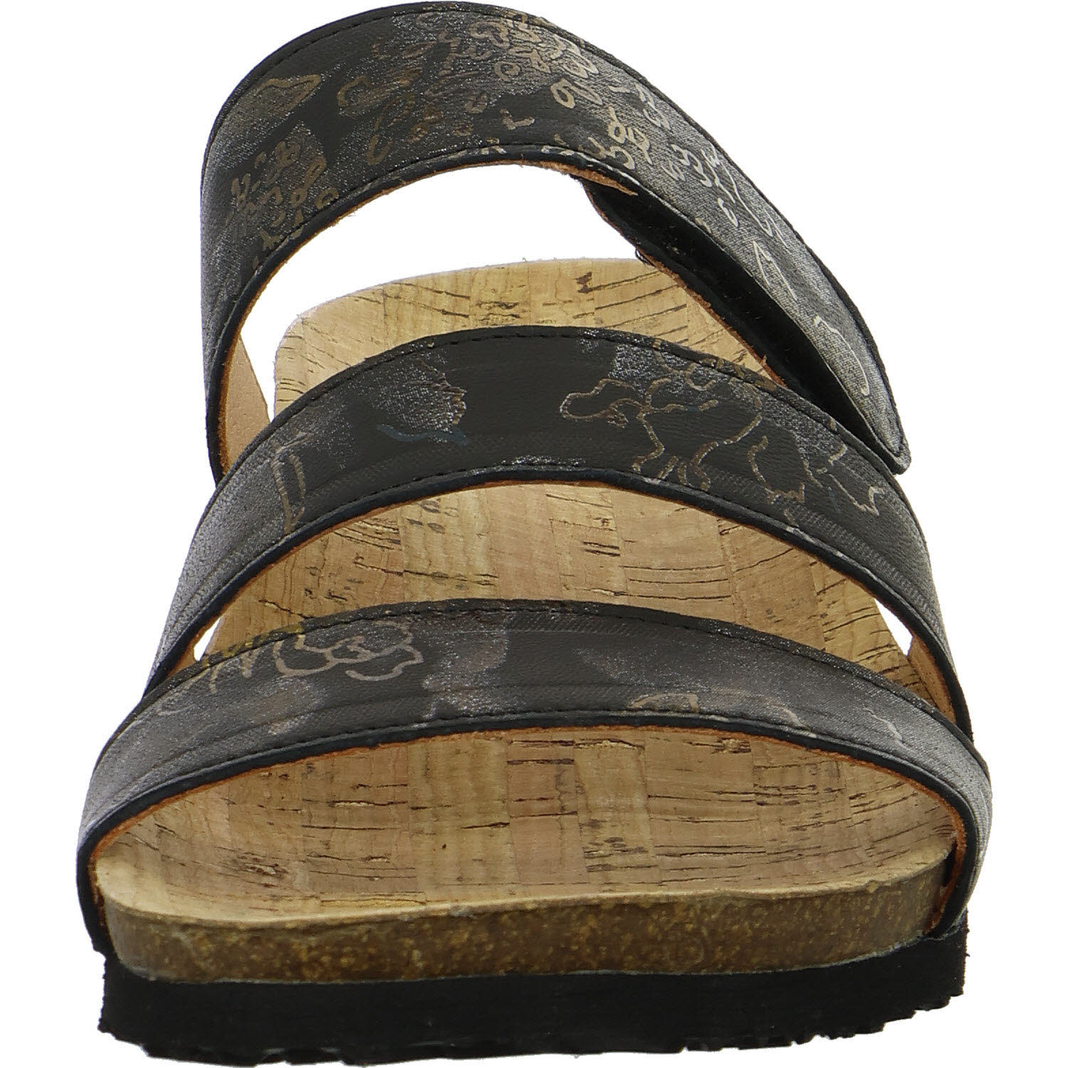 Think Damen Pantoletten 3-001313-0000 Julia schwarz F 1/2 (normal)