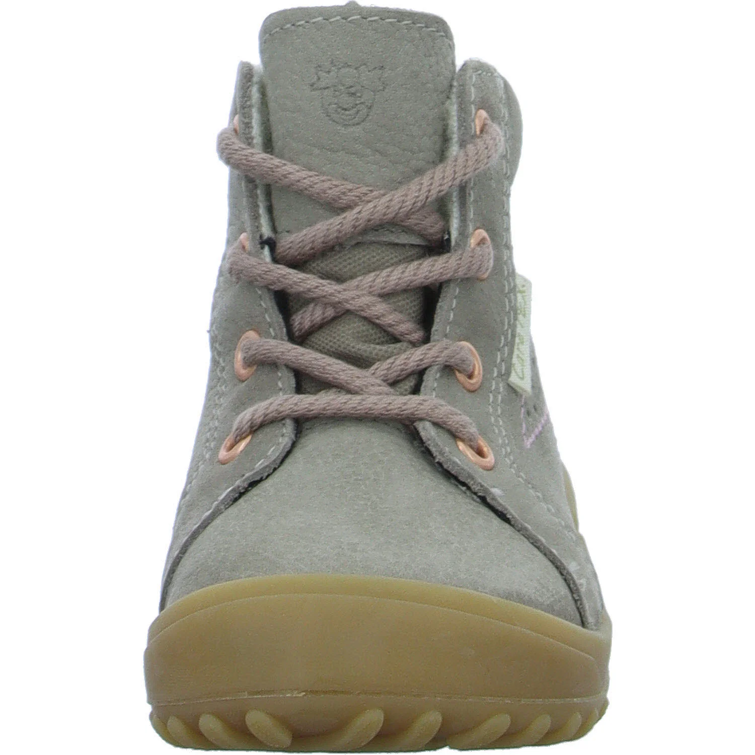Ricosta Kinder Schnürstiefel 50 3300303/650 Denny kies/rosa WMS weit