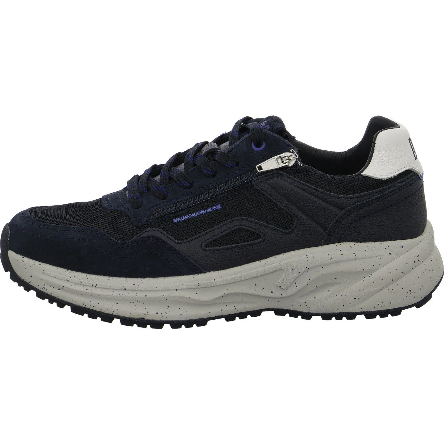 Element 6 von 8 (Bild) – Waldläufer Herren Schnürschuhe 985001-104/217 H-Pablo marine H (weit)