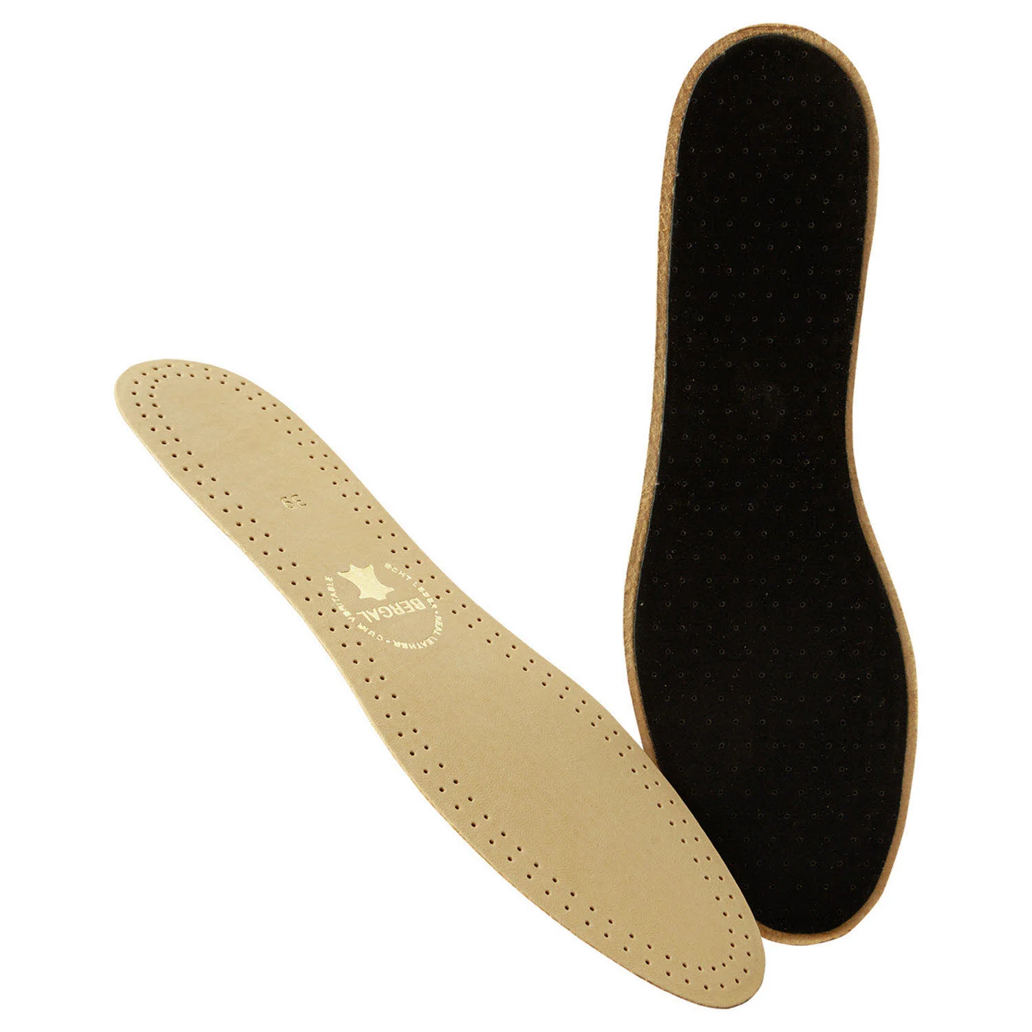 Element 2 von 3 (Bild) – Bergal Langsohlen Erwachsen 86611 LEATHER BUSINESS mit Aktivkohle